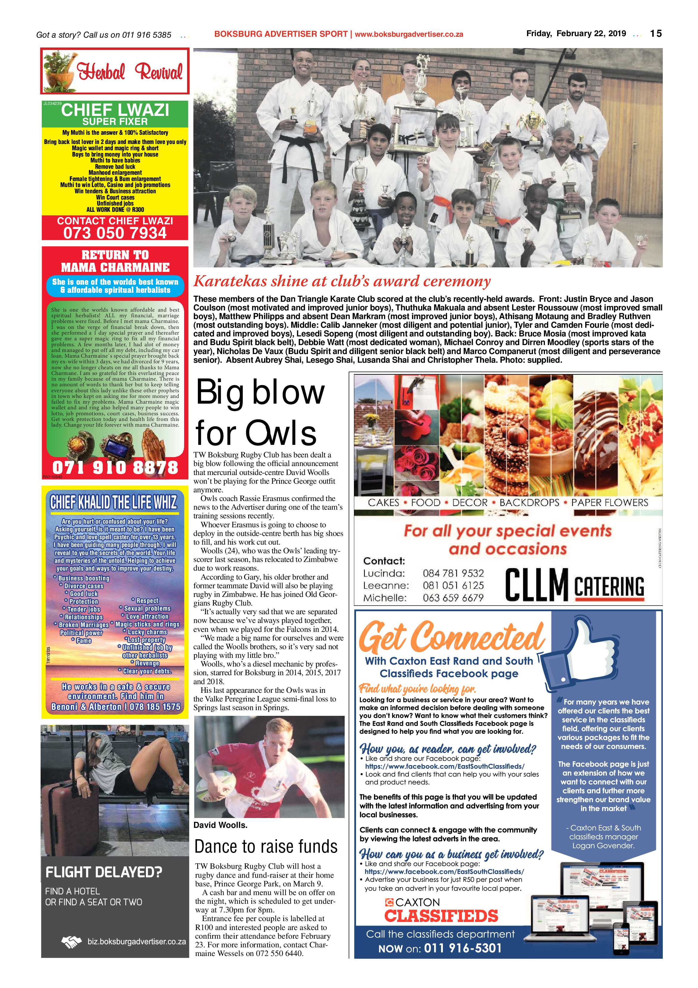 Boksburg Advertiser 19 February 2019 page 15
