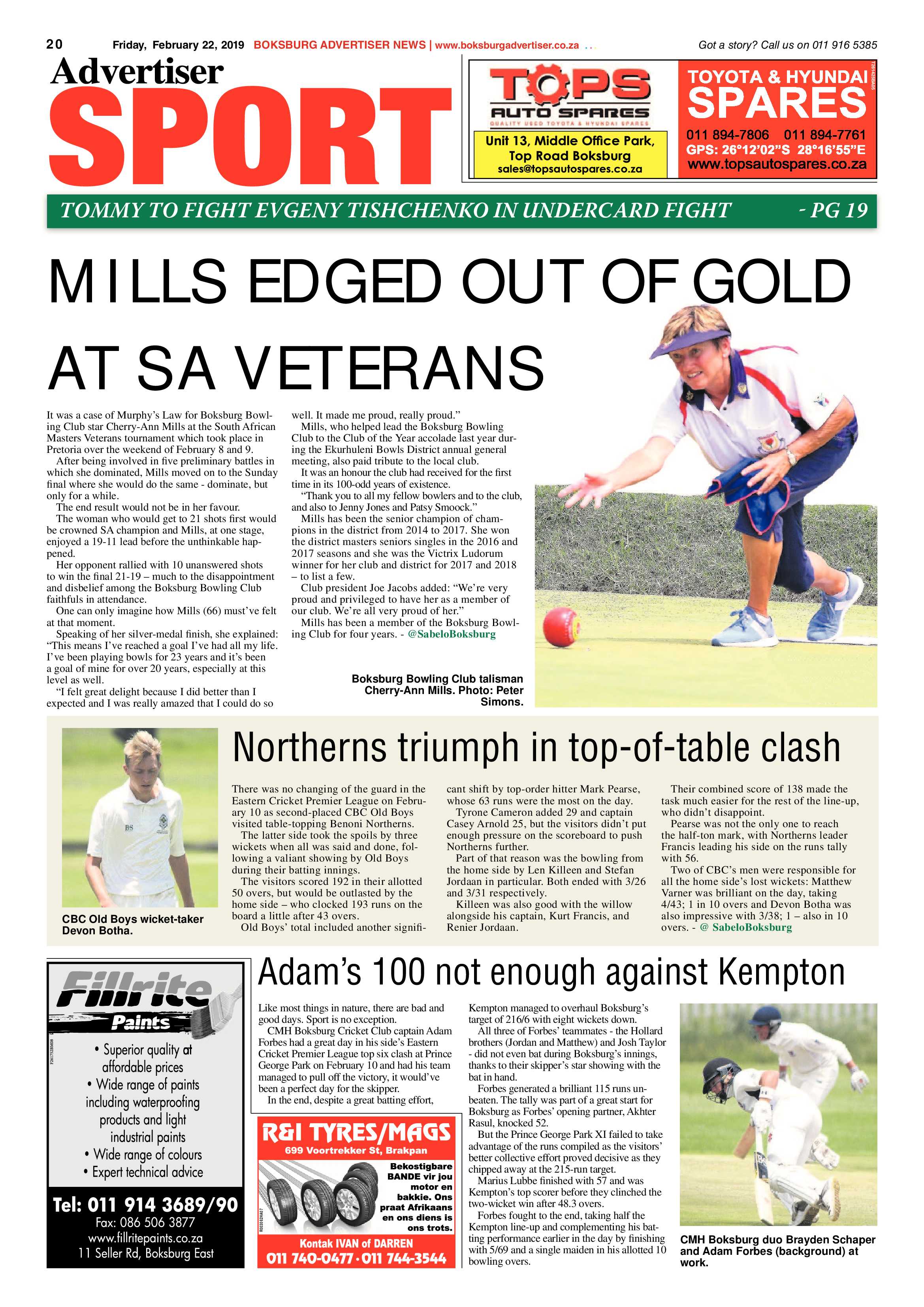 Boksburg Advertiser 19 February 2019 page 20