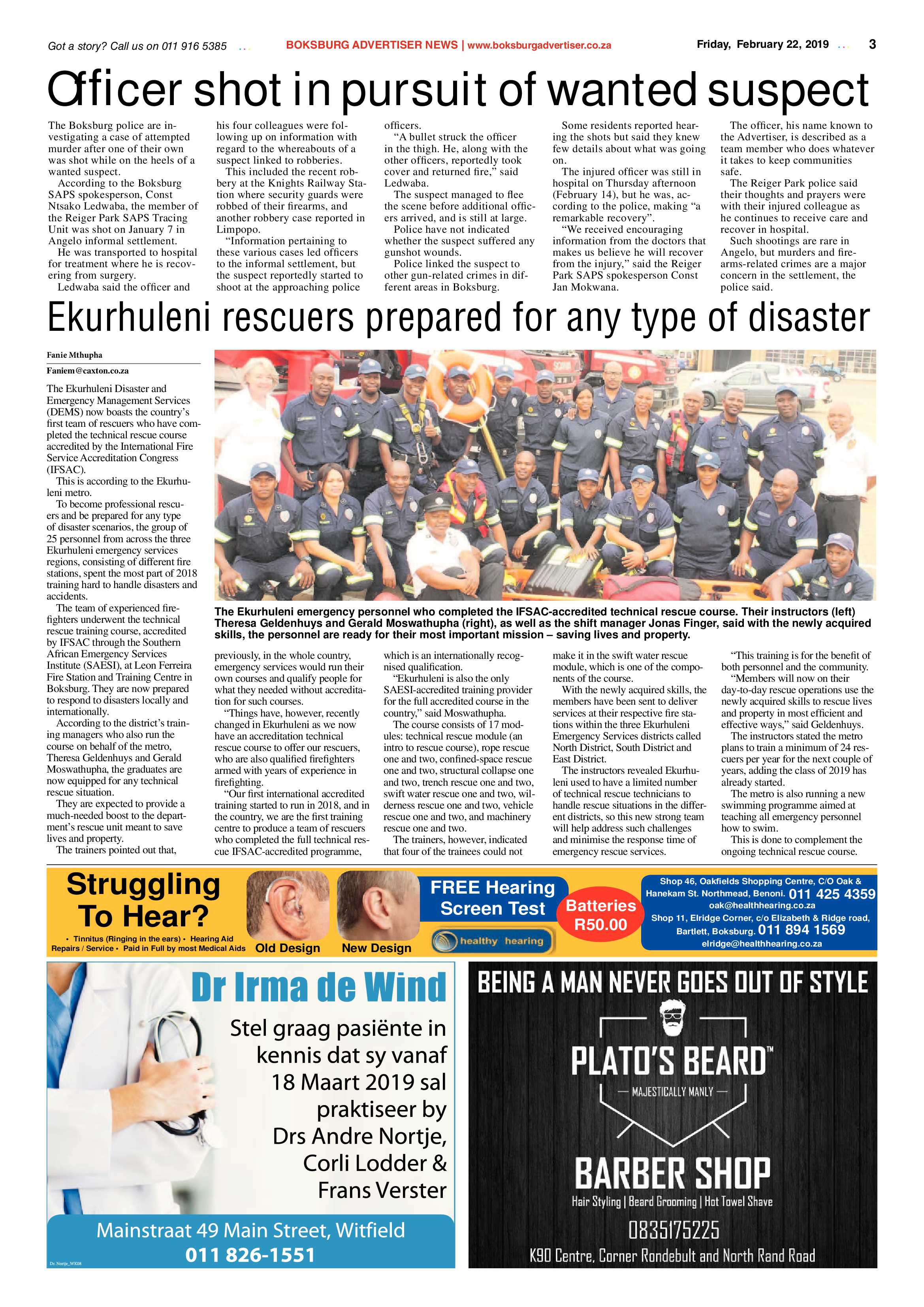 Boksburg Advertiser 19 February 2019 page 3