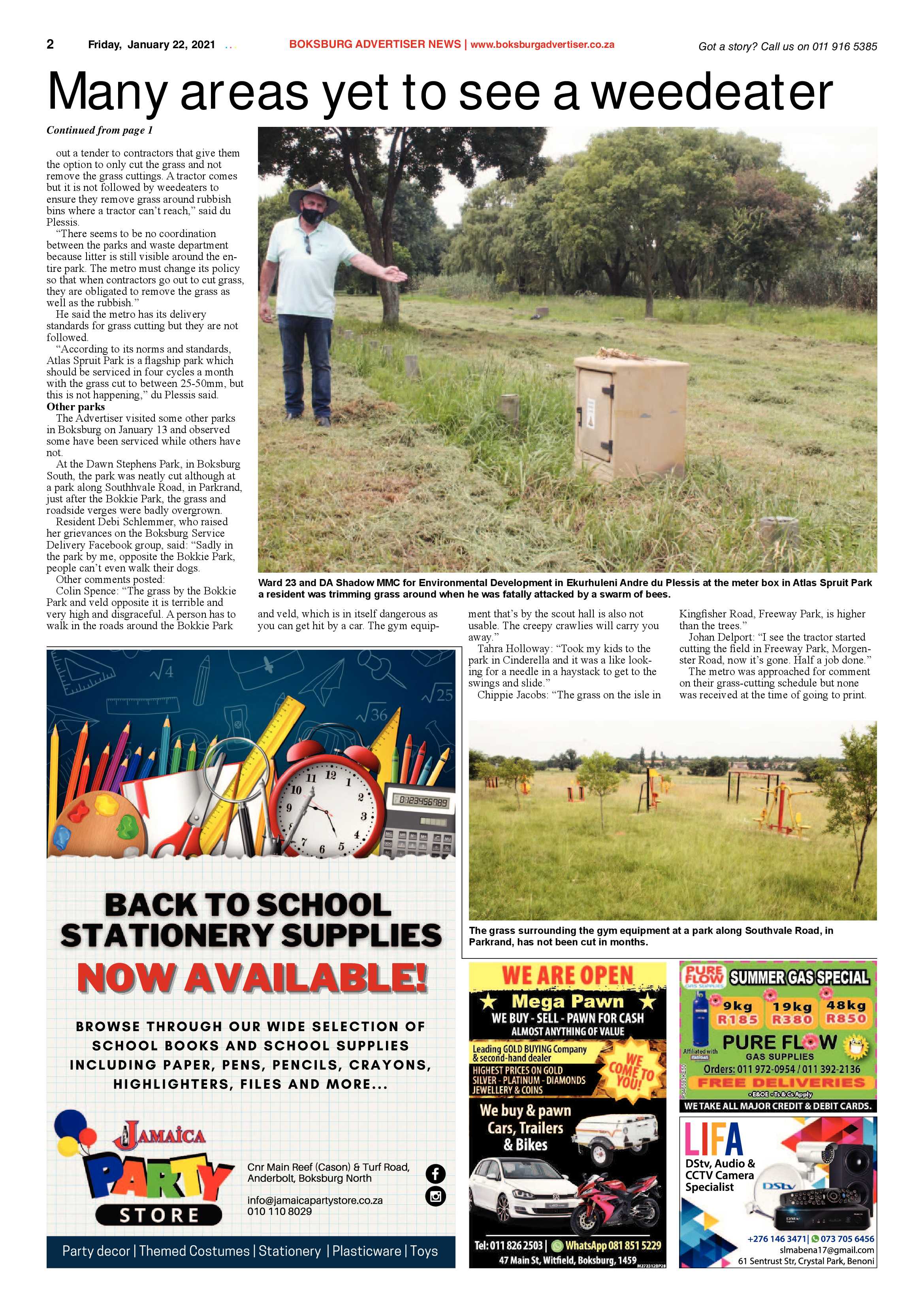 Boksburg Advertiser 19 January 2021 page 2