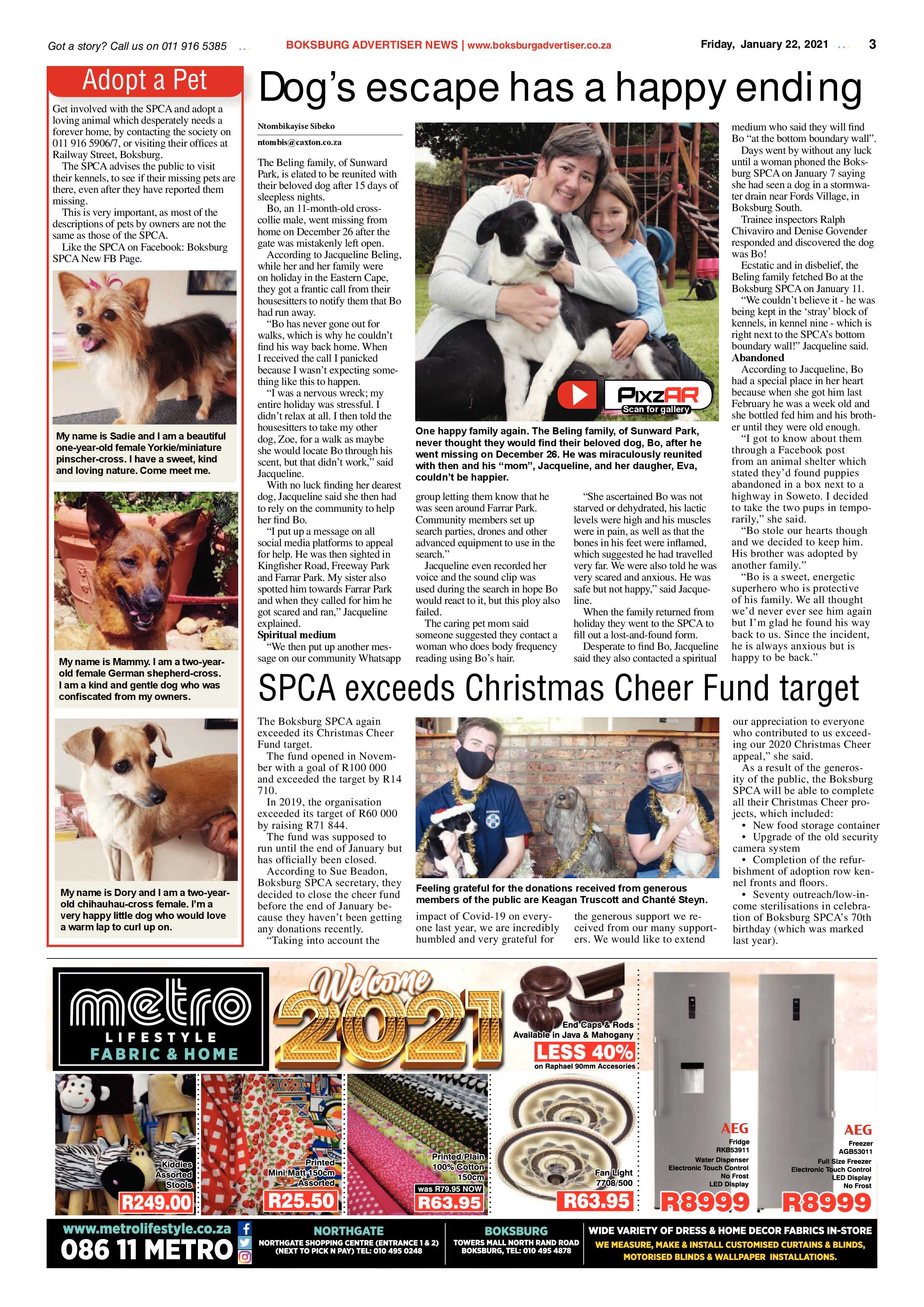 Boksburg Advertiser 19 January 2021 page 3