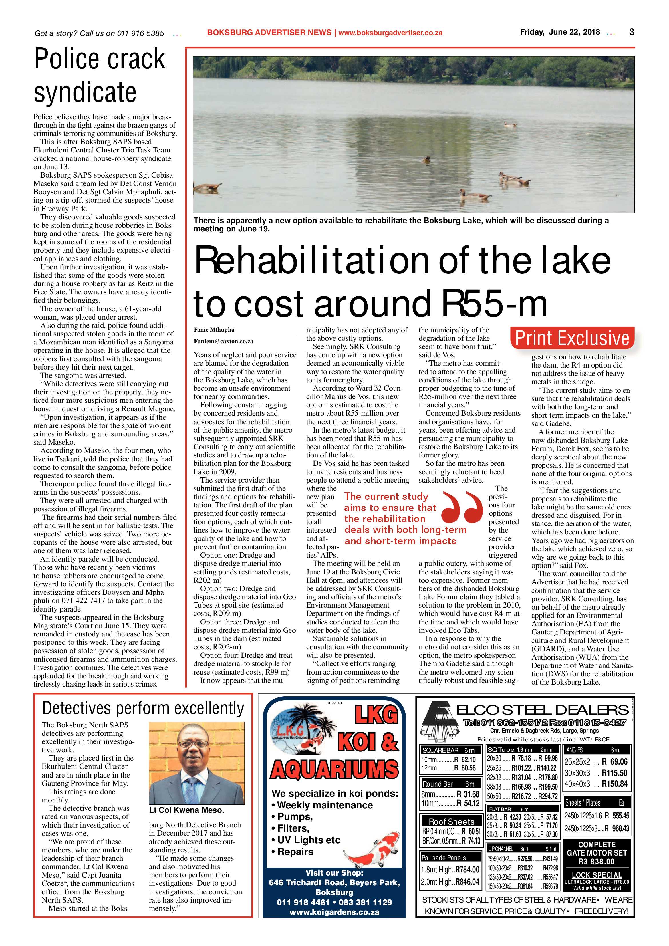 Boksburg Advertiser 19 June 2018 page 3