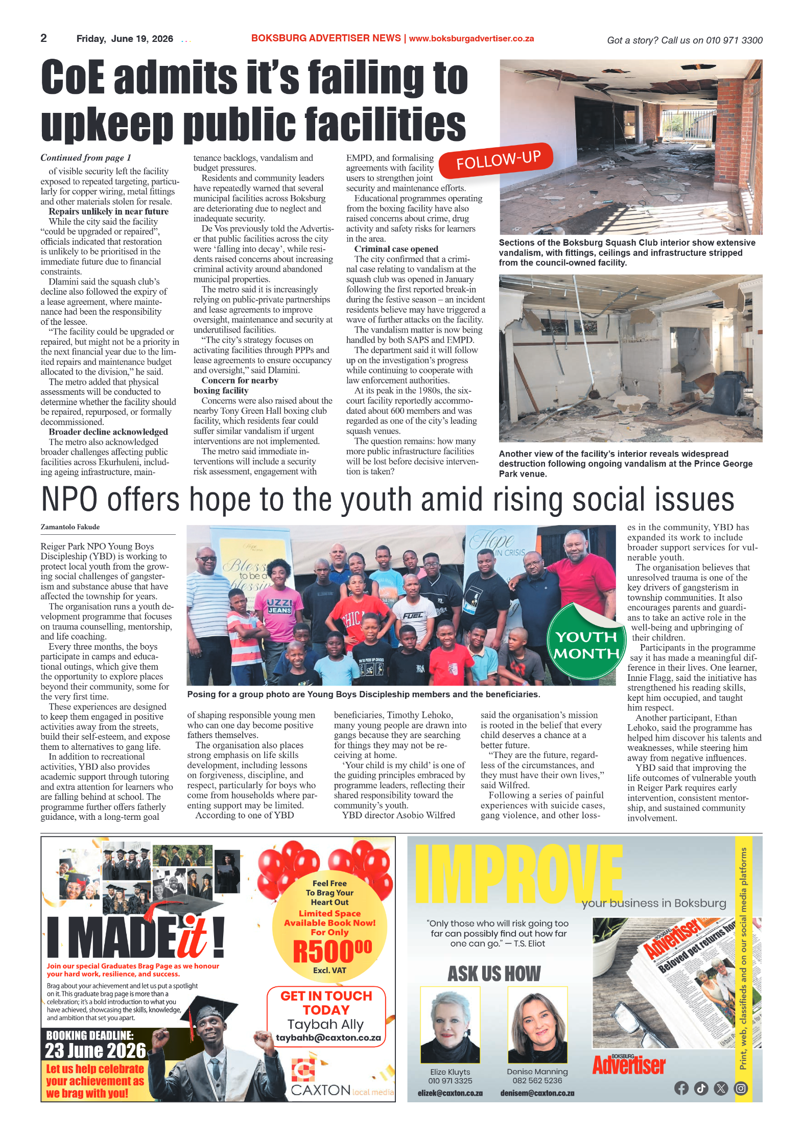 Boksburg Advertiser 19 June 2026 page 4