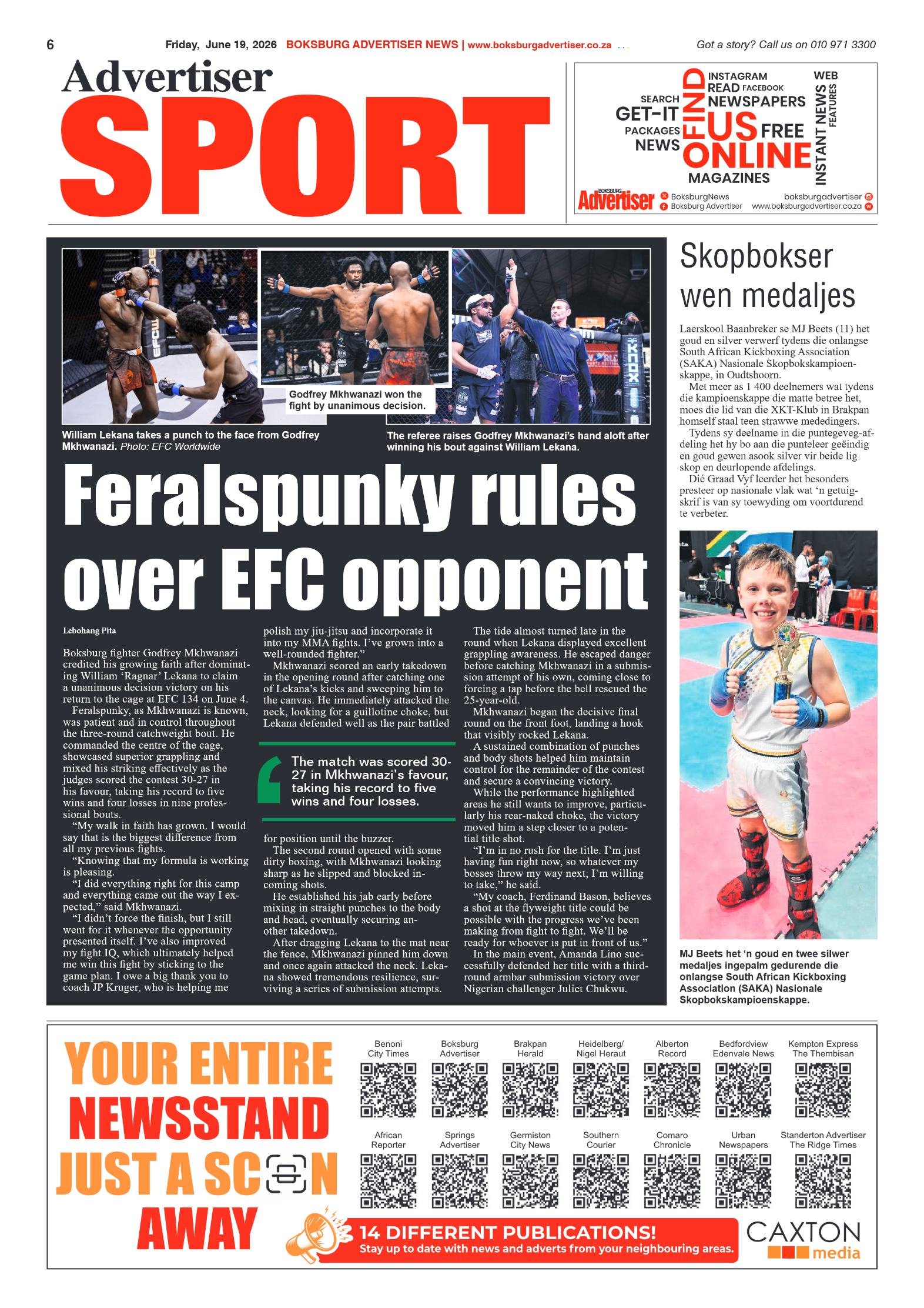 Boksburg Advertiser 19 June 2026 page 8