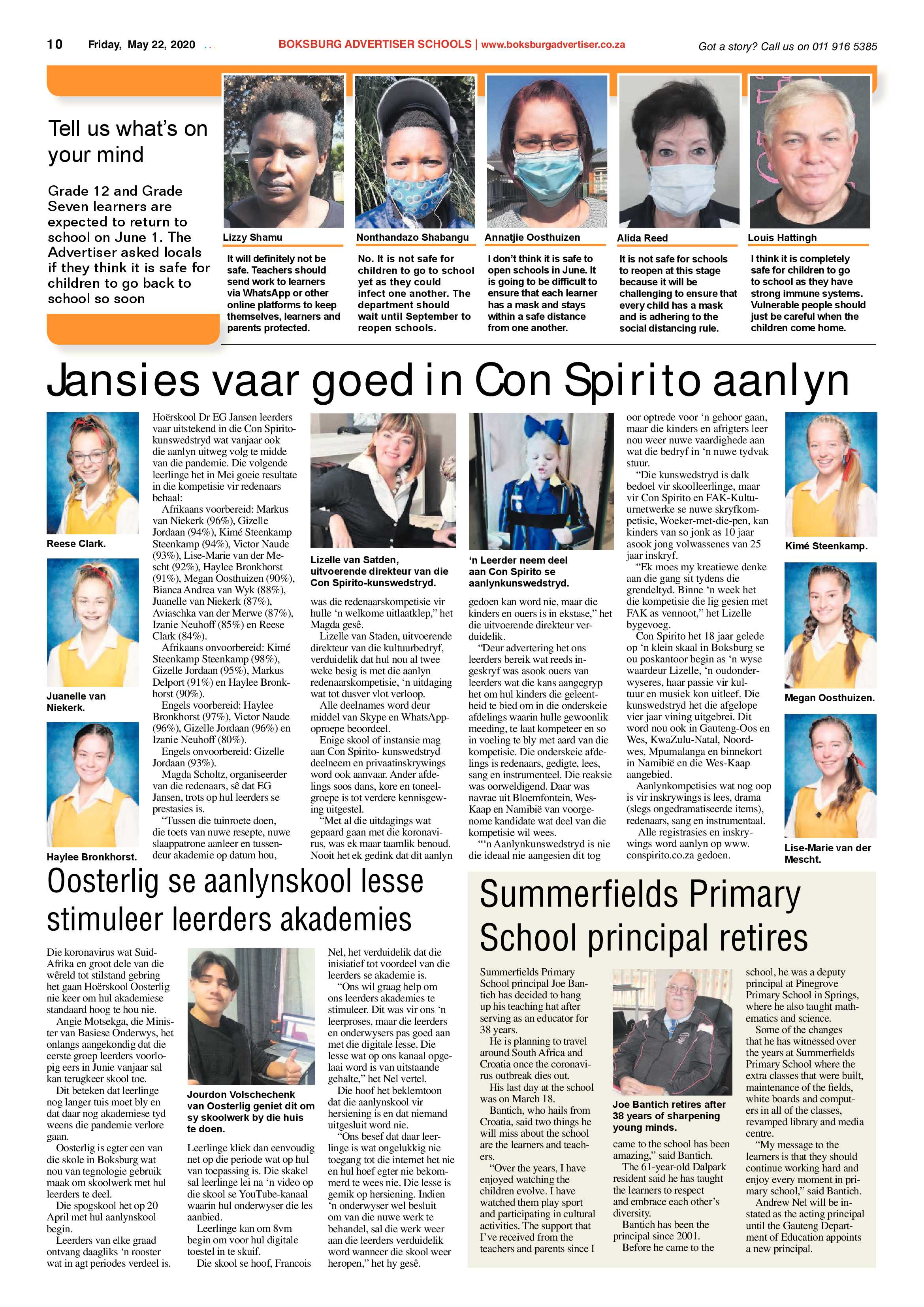 Boksburg Advertiser 19 May 2020 page 10