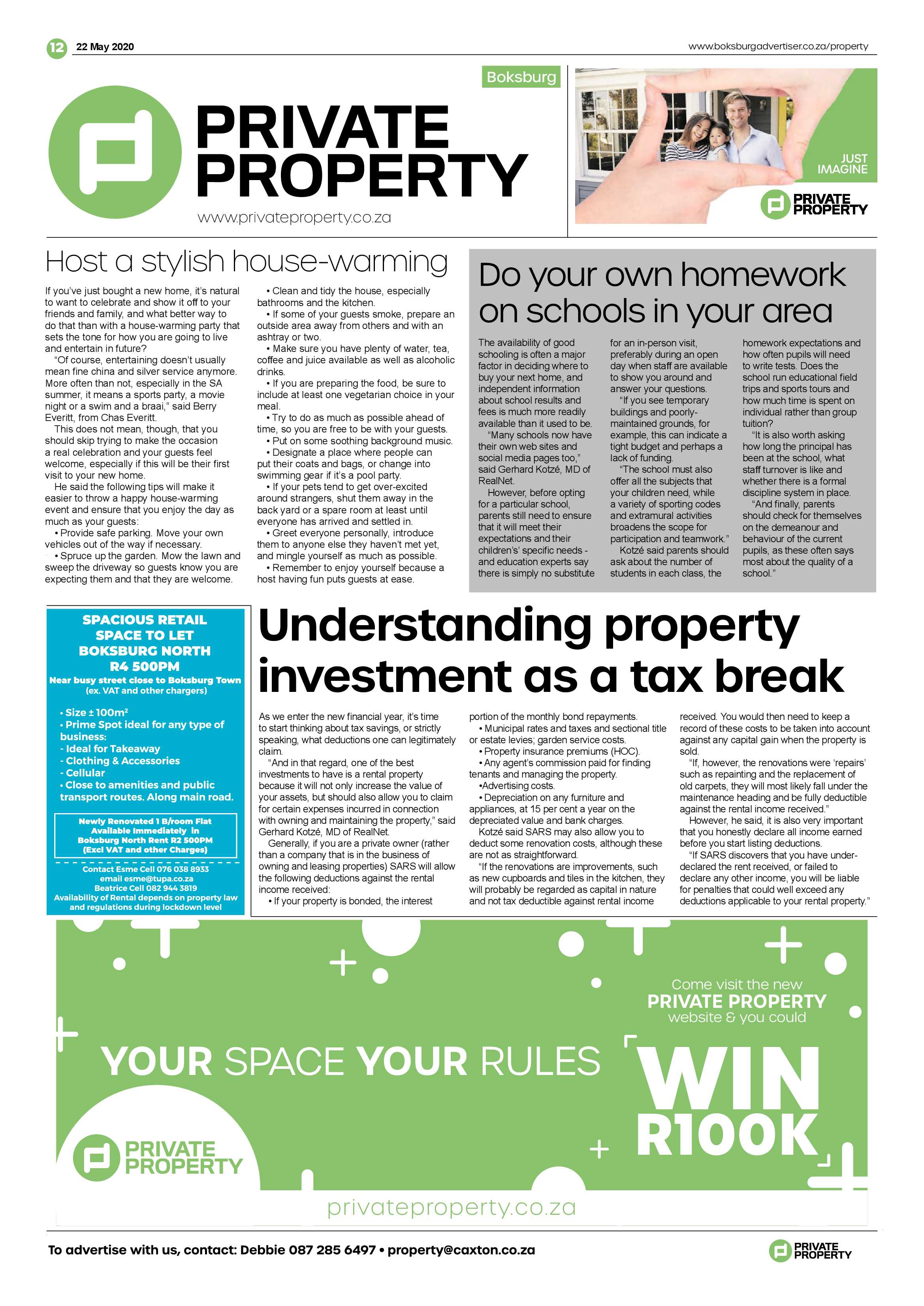 Boksburg Advertiser 19 May 2020 page 12