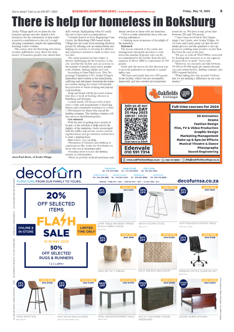 Boksburg Advertiser 19 May 2023 page 5