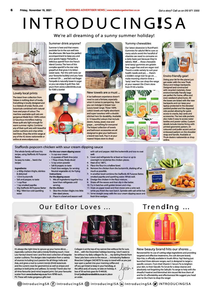 Boksburg Advertiser 19 November 2021 page 6
