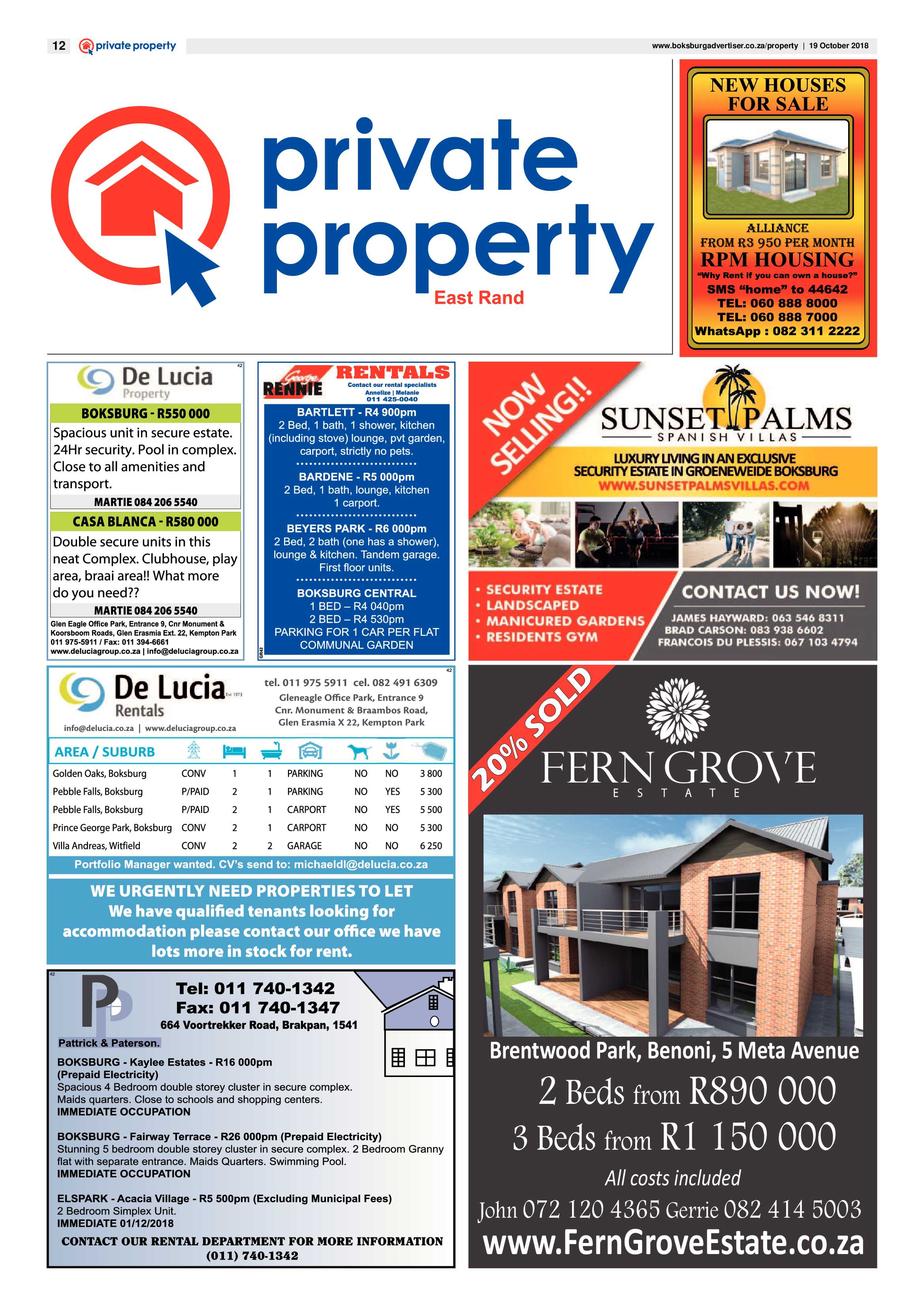 Boksburg Advertiser 19 October 2018 page 12