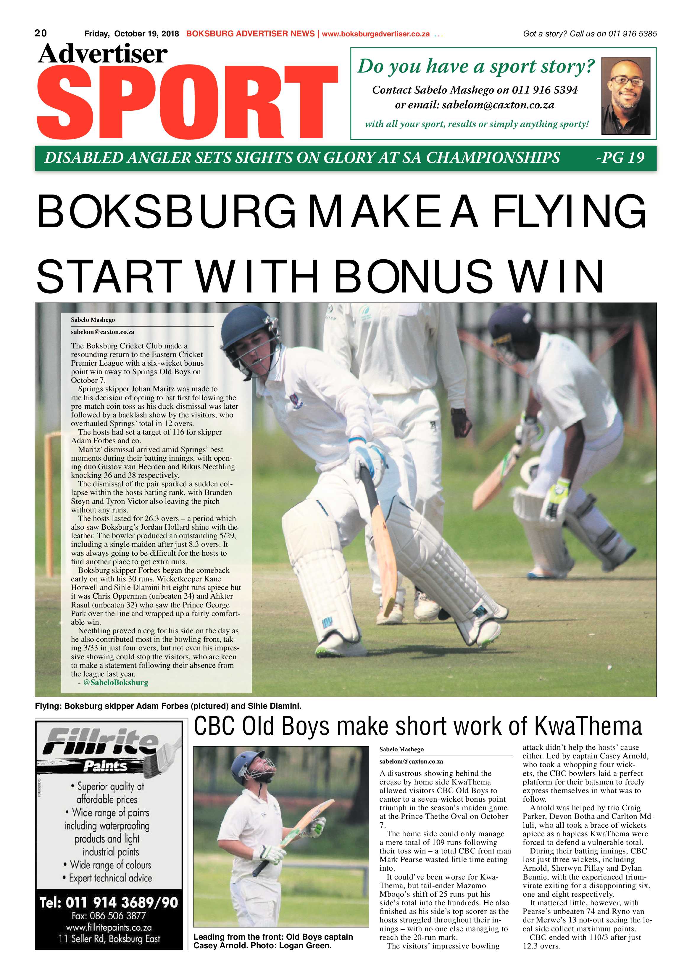 Boksburg Advertiser 19 October 2018 page 20