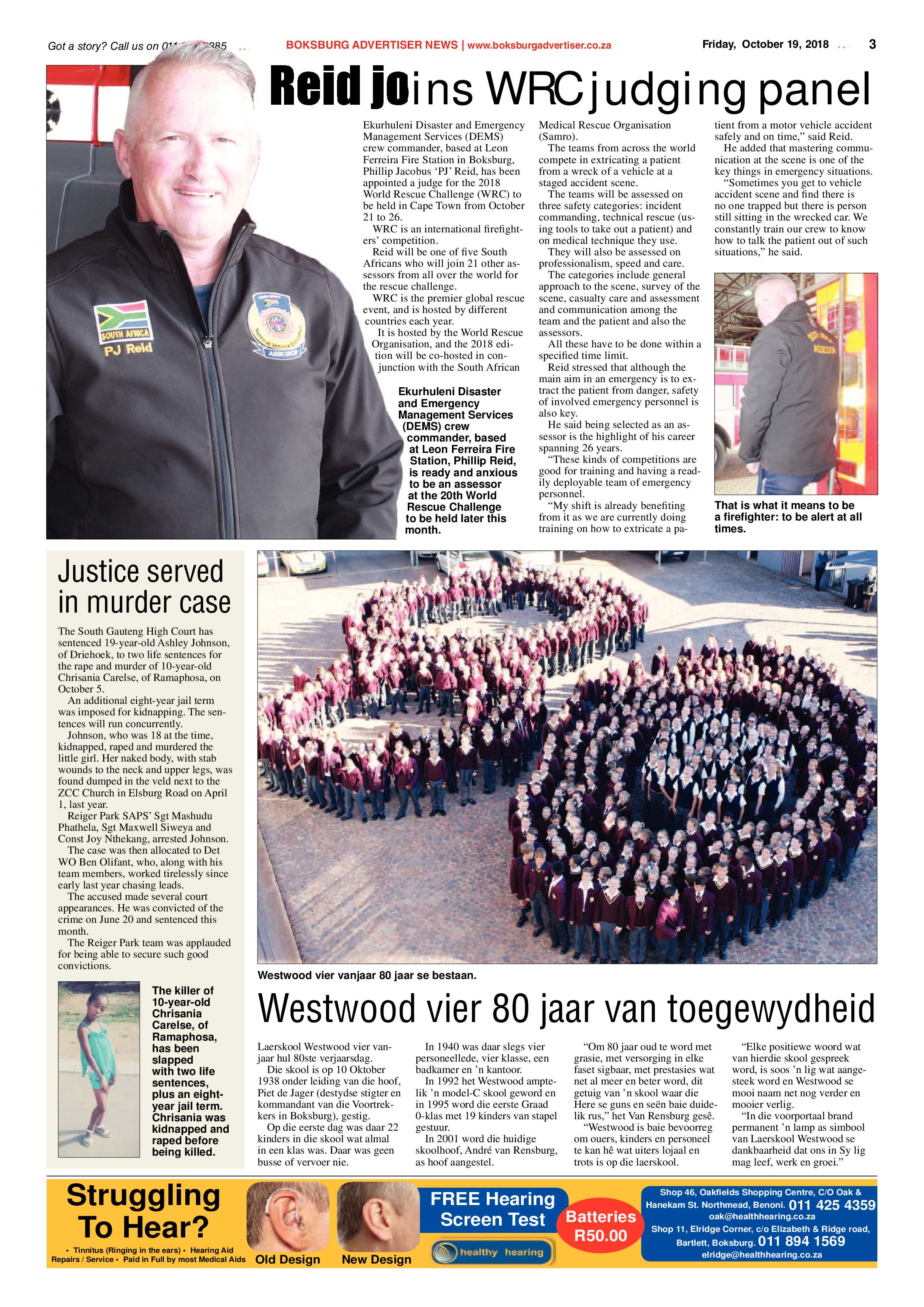 Boksburg Advertiser 19 October 2018 page 3