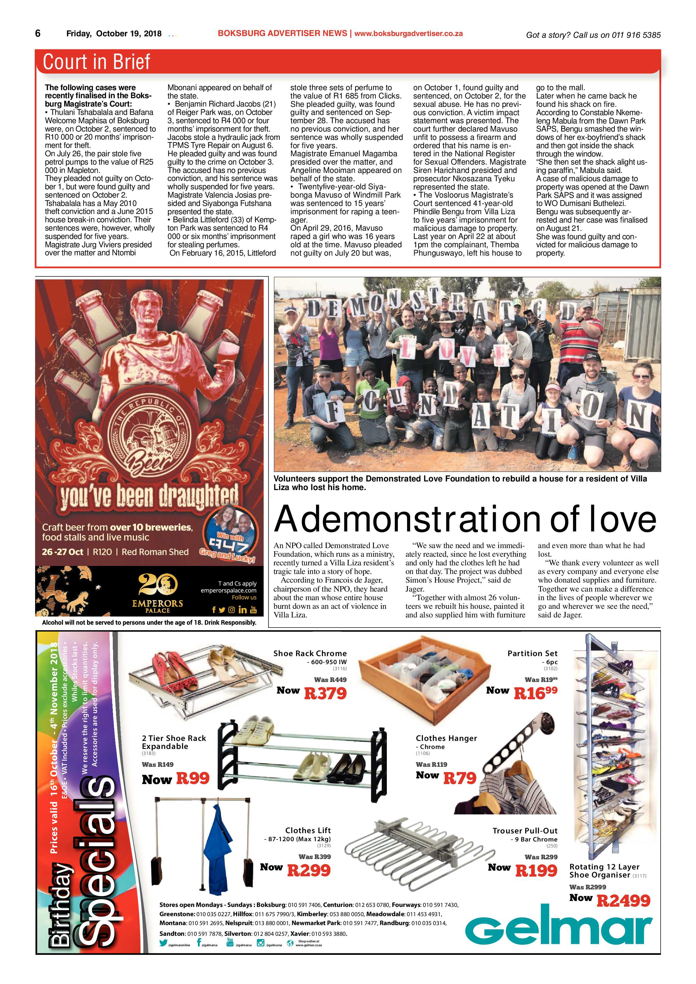 Boksburg Advertiser 19 October 2018 page 6
