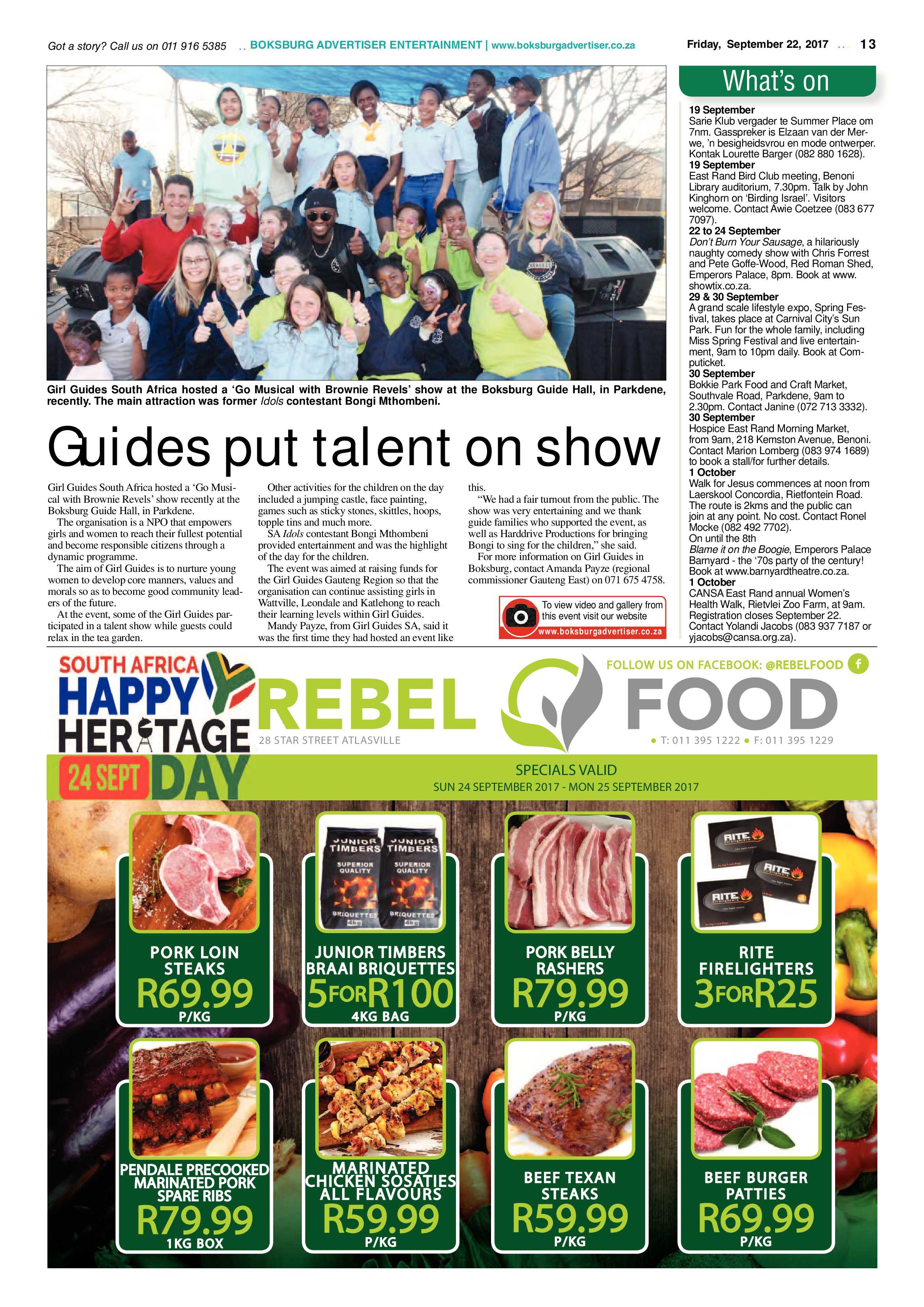 Boksburg Advertiser 19 September 2017 page 13