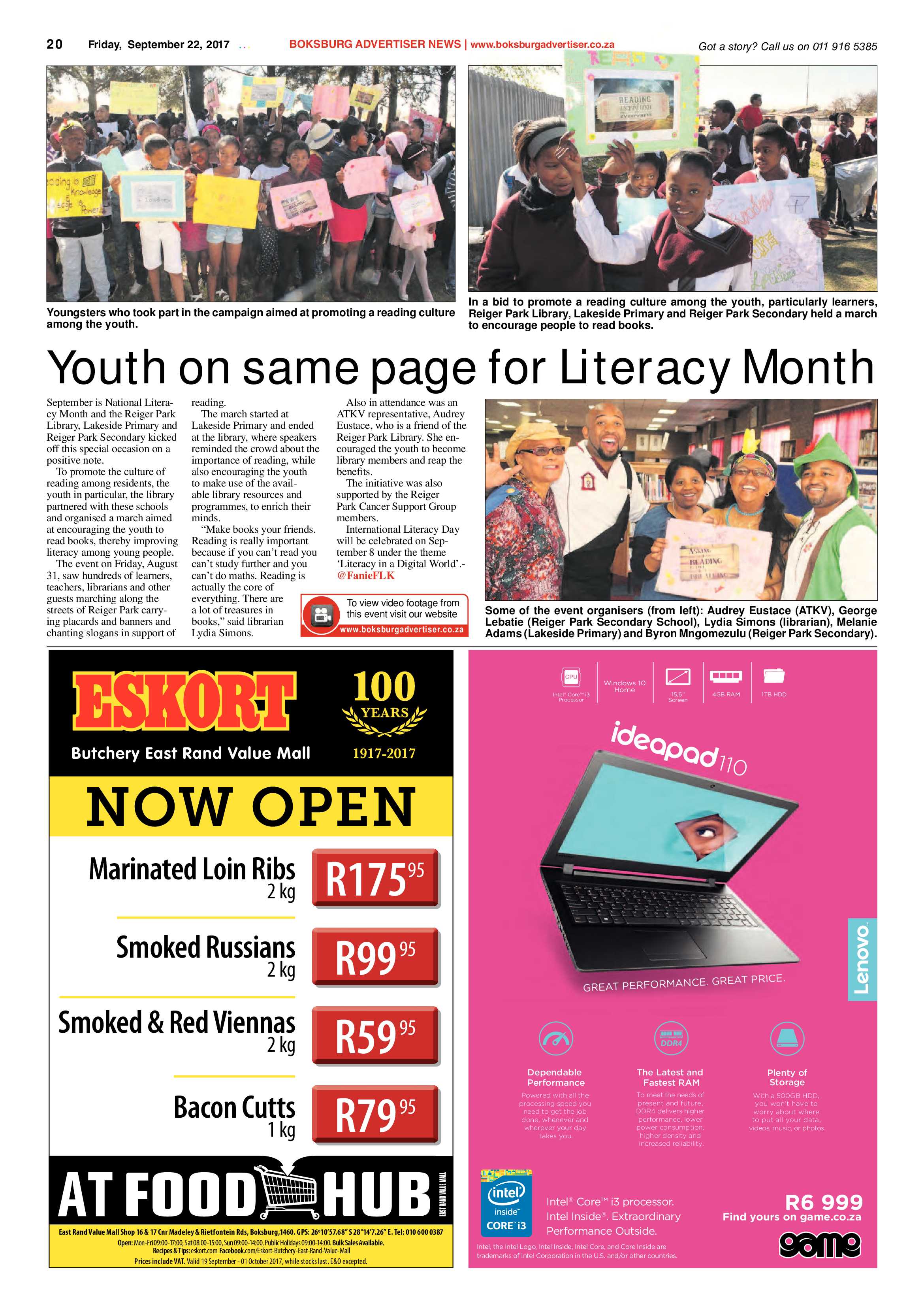 Boksburg Advertiser 19 September 2017 page 20