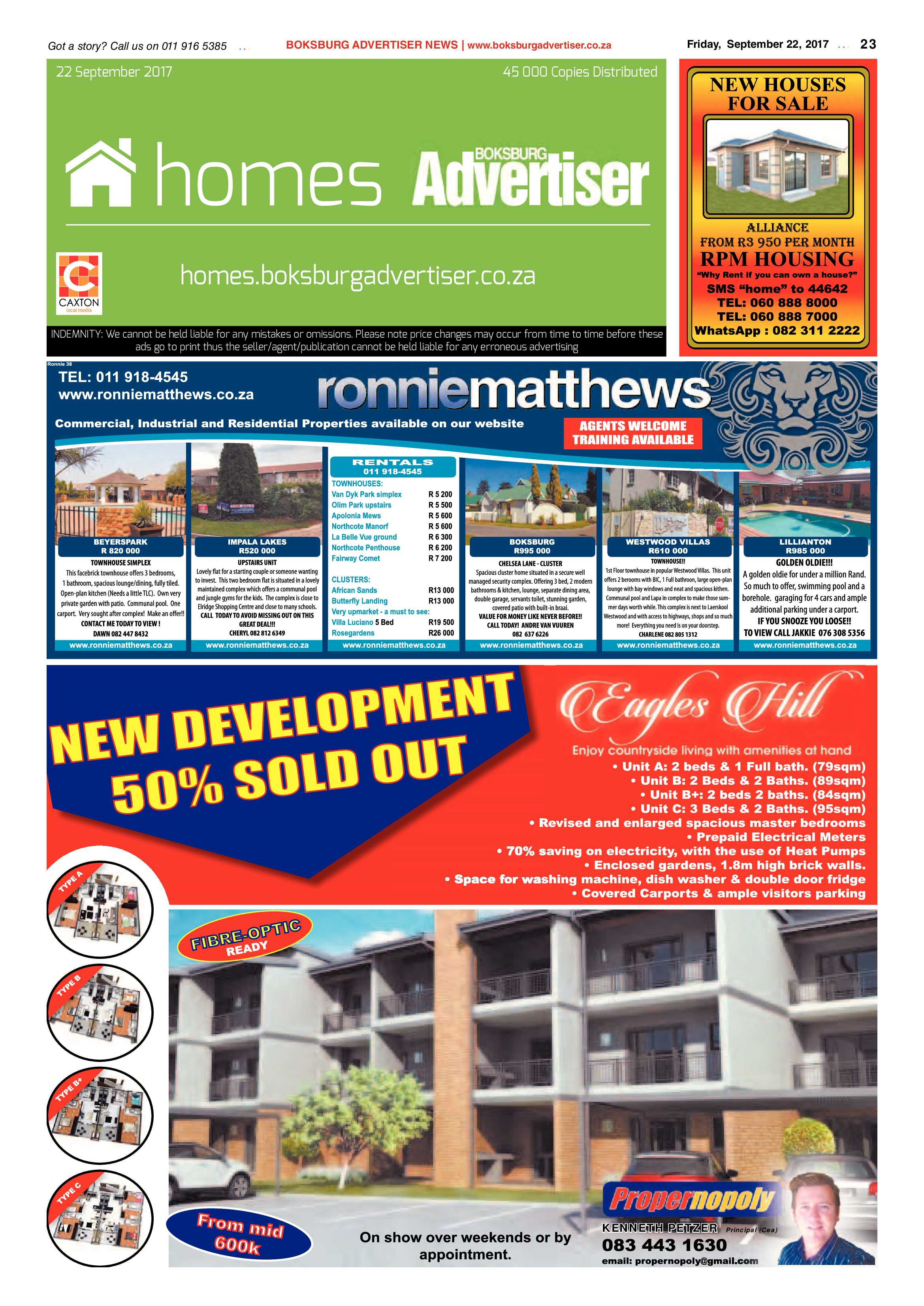 Boksburg Advertiser 19 September 2017 page 23
