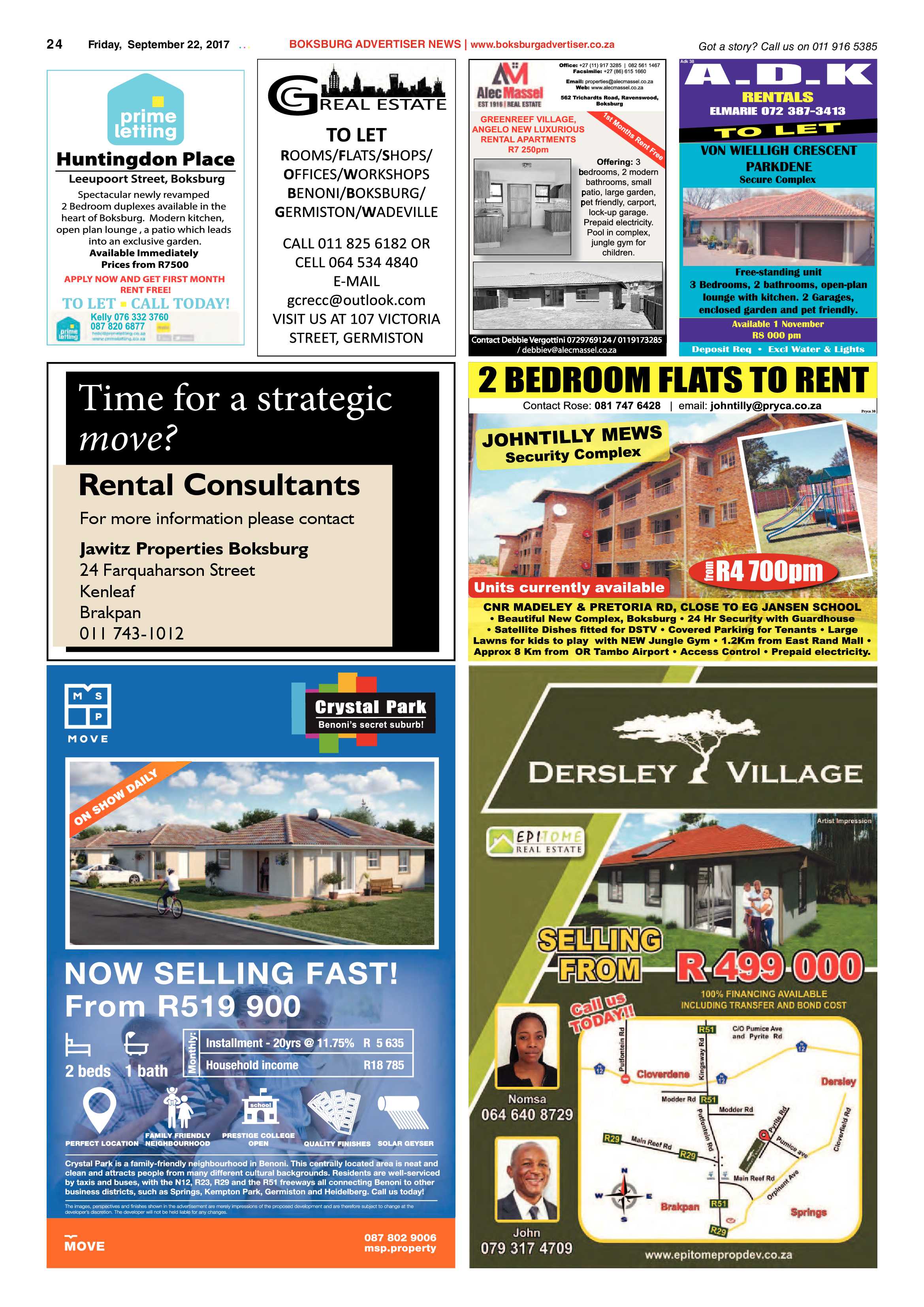 Boksburg Advertiser 19 September 2017 page 24