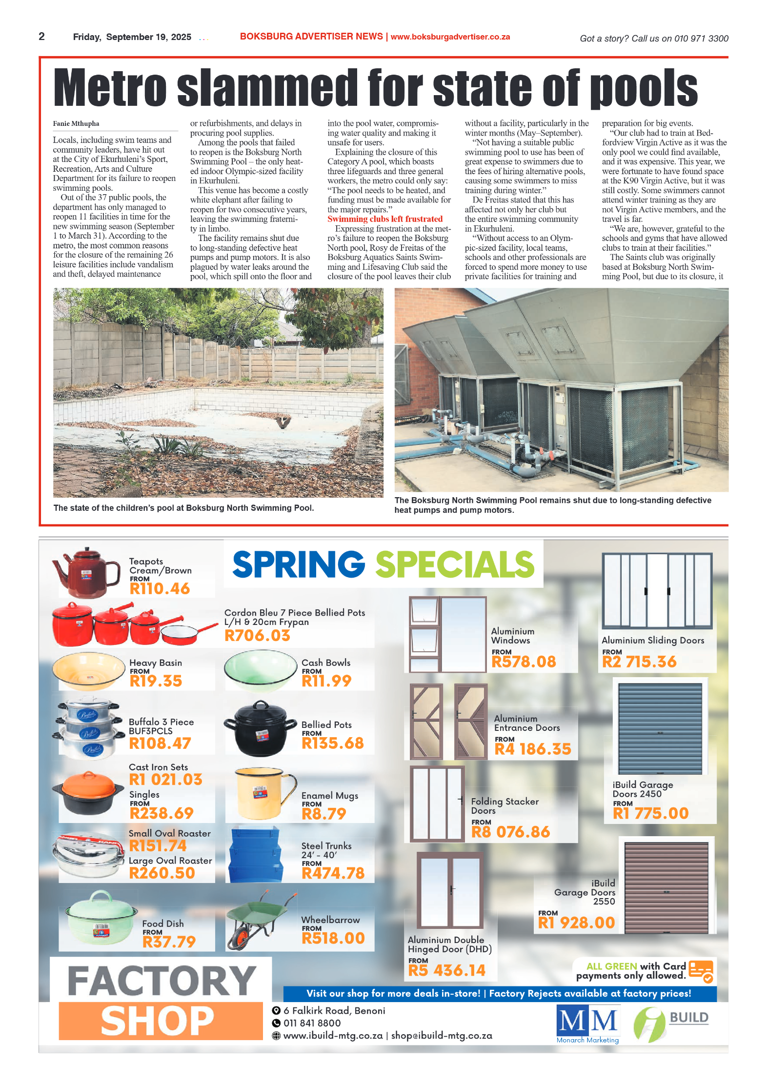 Boksburg Advertiser 19 September 2025 page 4