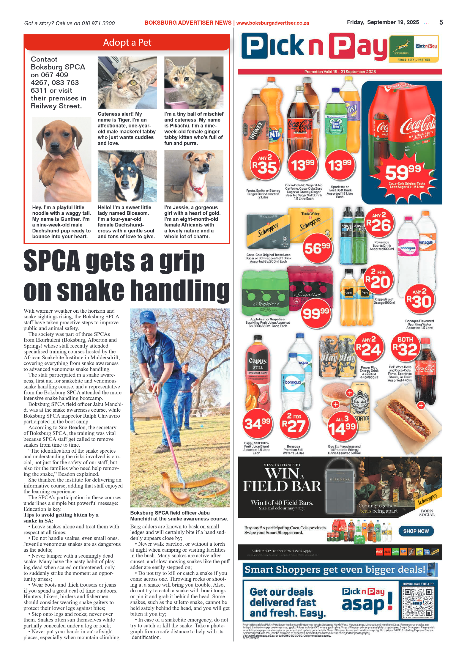 Boksburg Advertiser 19 September 2025 page 7