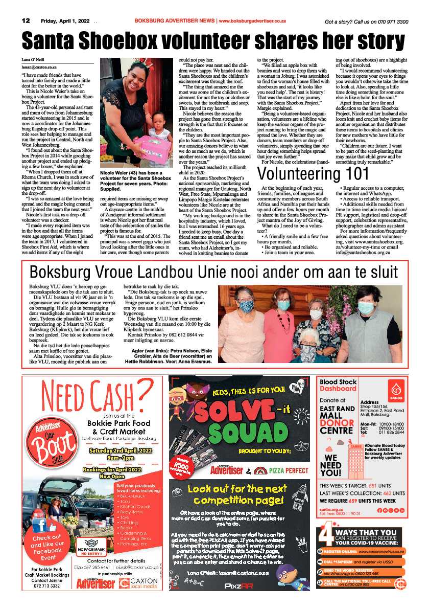 Boksburg Advertiser 1 April 2022 page 12