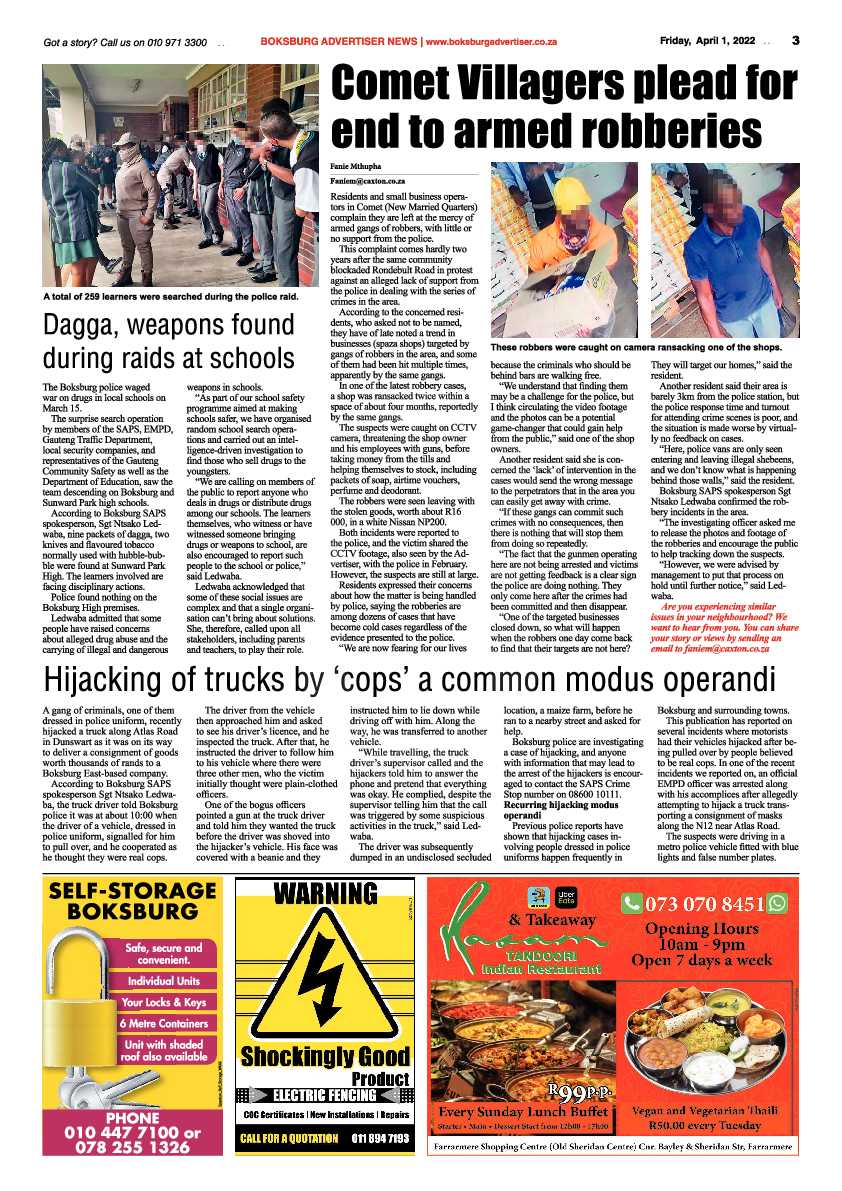 Boksburg Advertiser 1 April 2022 page 3