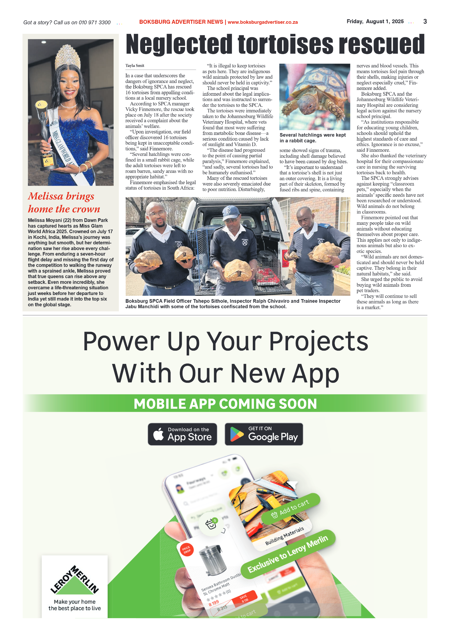 Boksburg Advertiser 1 August 2025 page 3