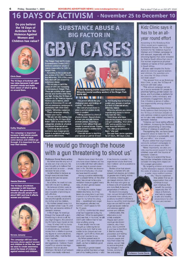 Boksburg Advertiser 1 December 2023 page 6