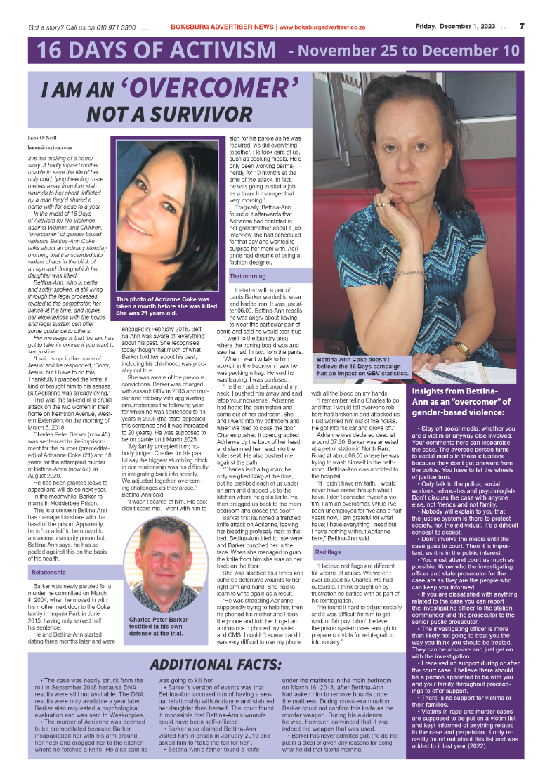Boksburg Advertiser 1 December 2023 page 7