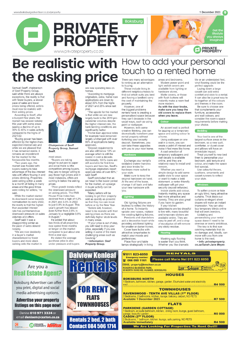 Boksburg Advertiser 1 December 2023 page 9