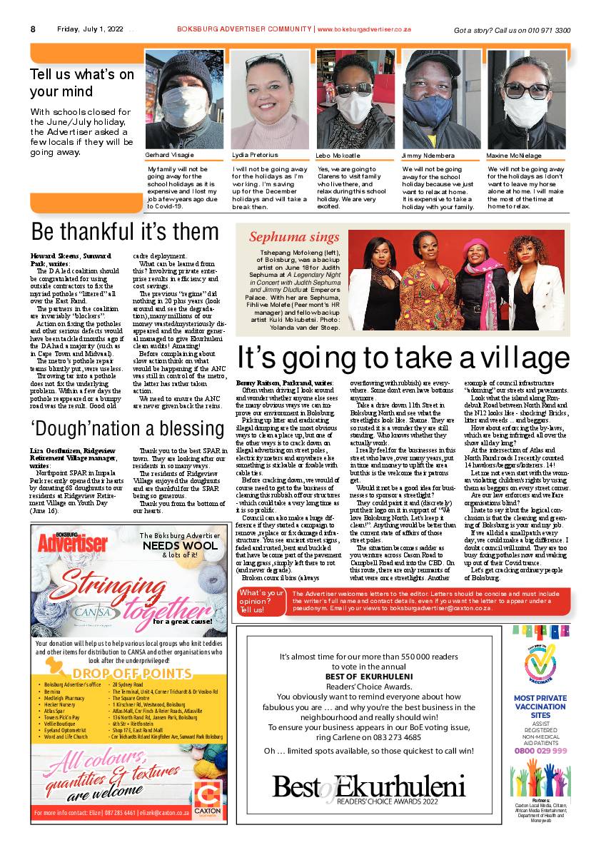 Boksburg Advertiser 1 July 2022 page 8