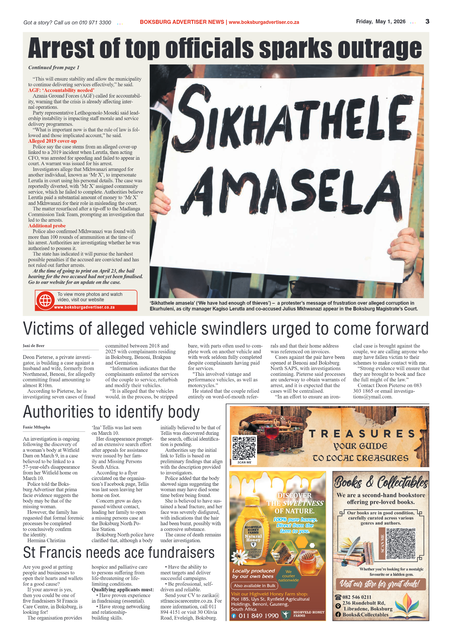 Boksburg Advertiser 1 May 2026 page 3