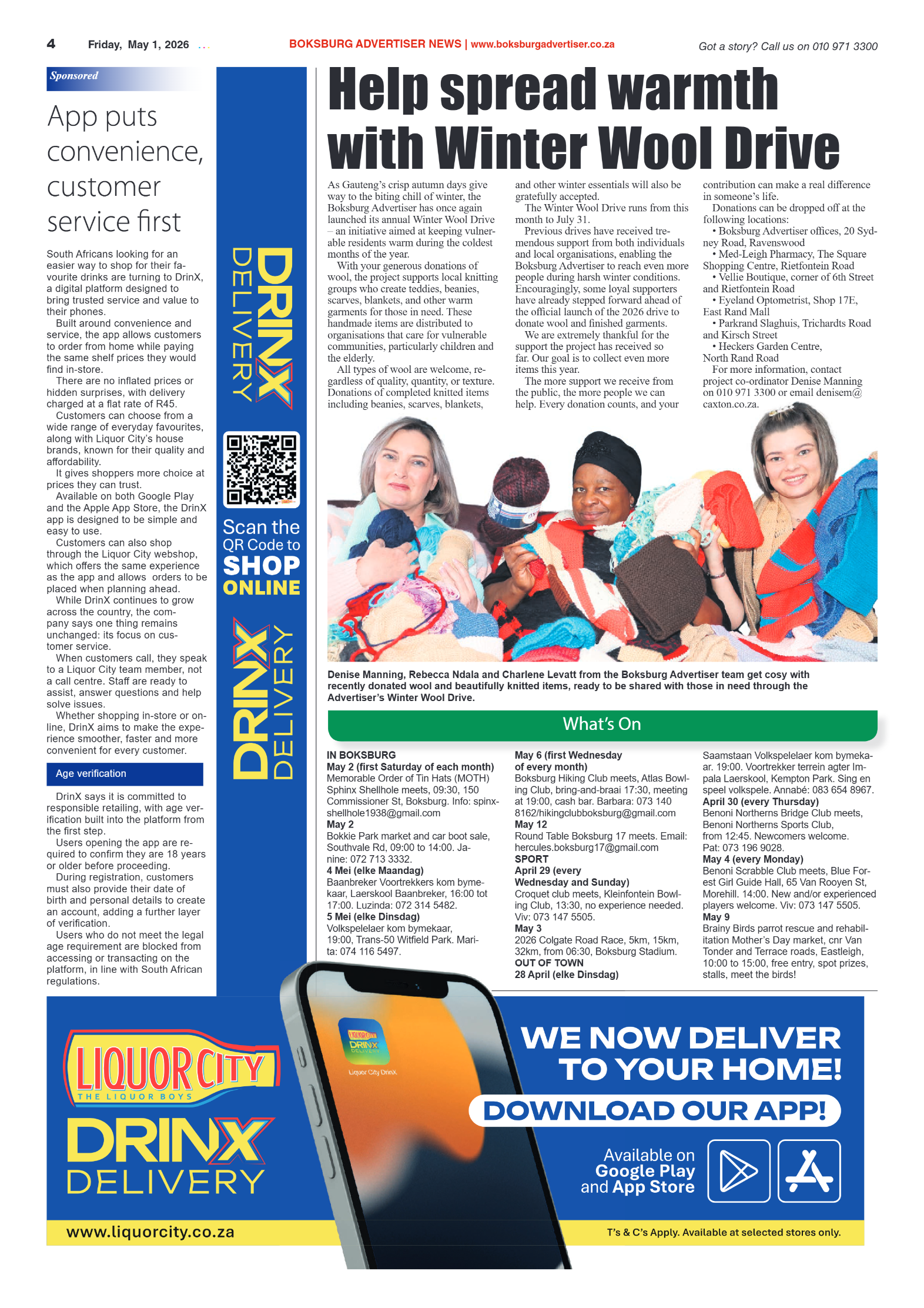 Boksburg Advertiser 1 May 2026 page 4