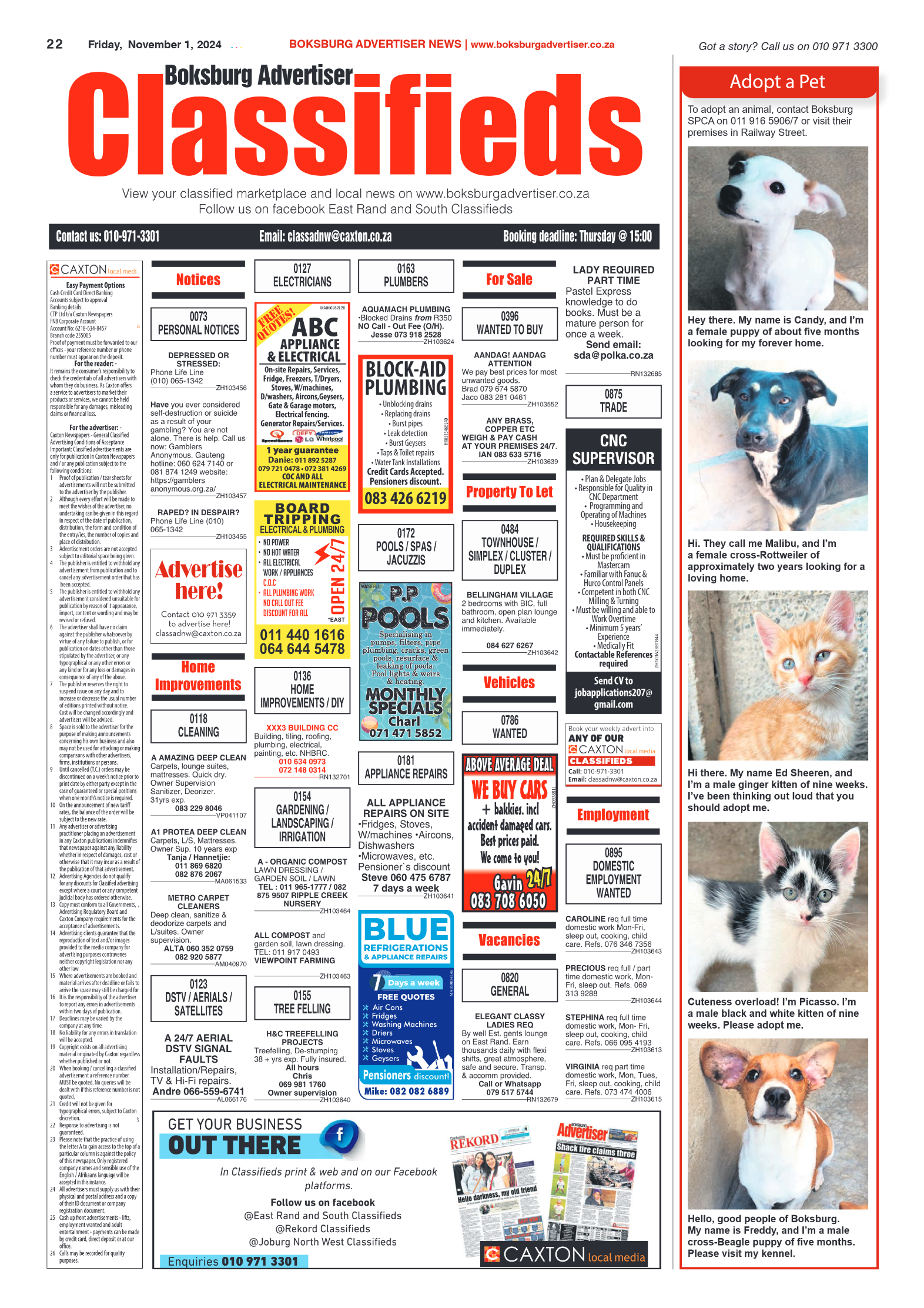 Boksburg Advertiser 1 November 2024 page 14