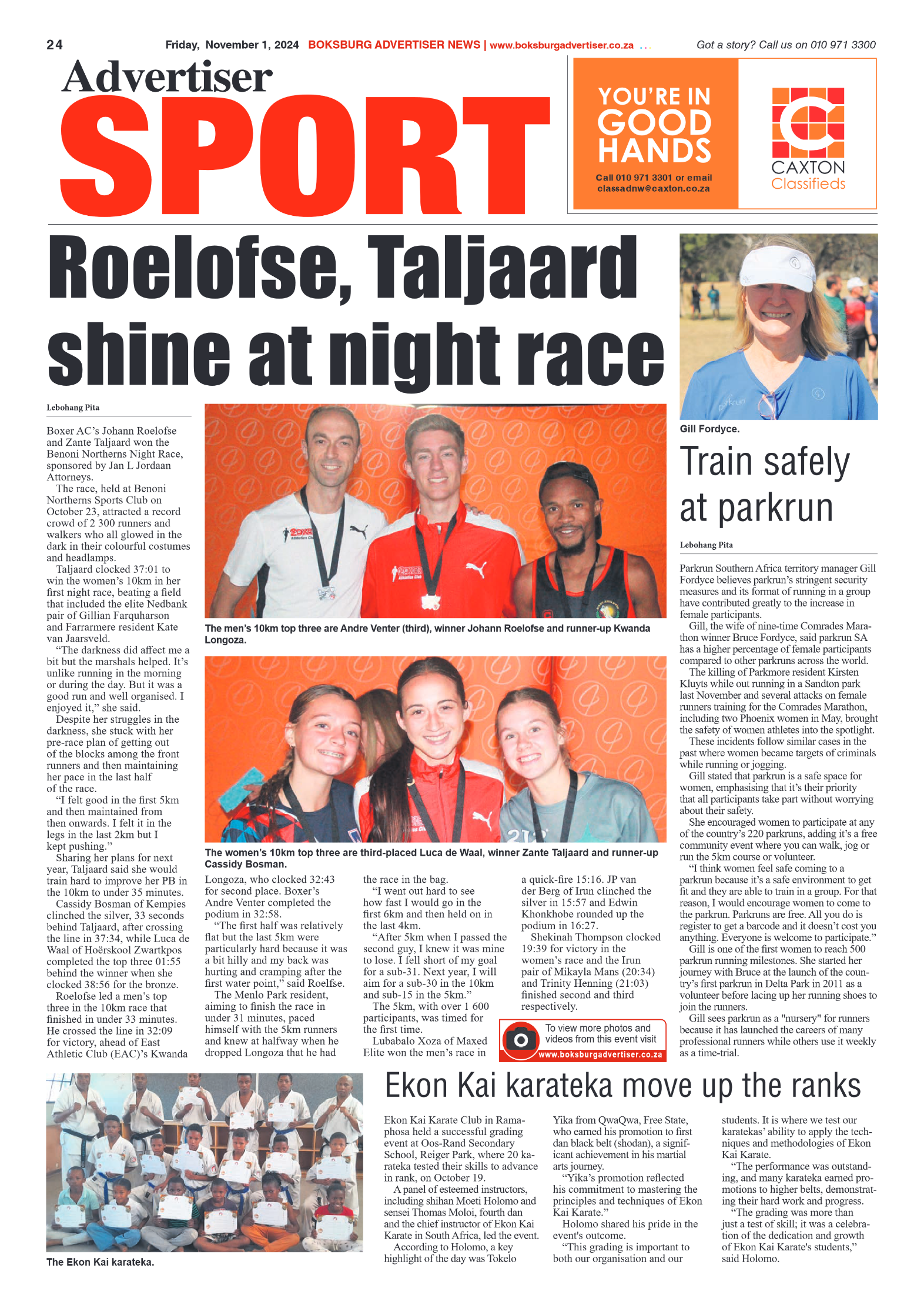 Boksburg Advertiser 1 November 2024 page 16