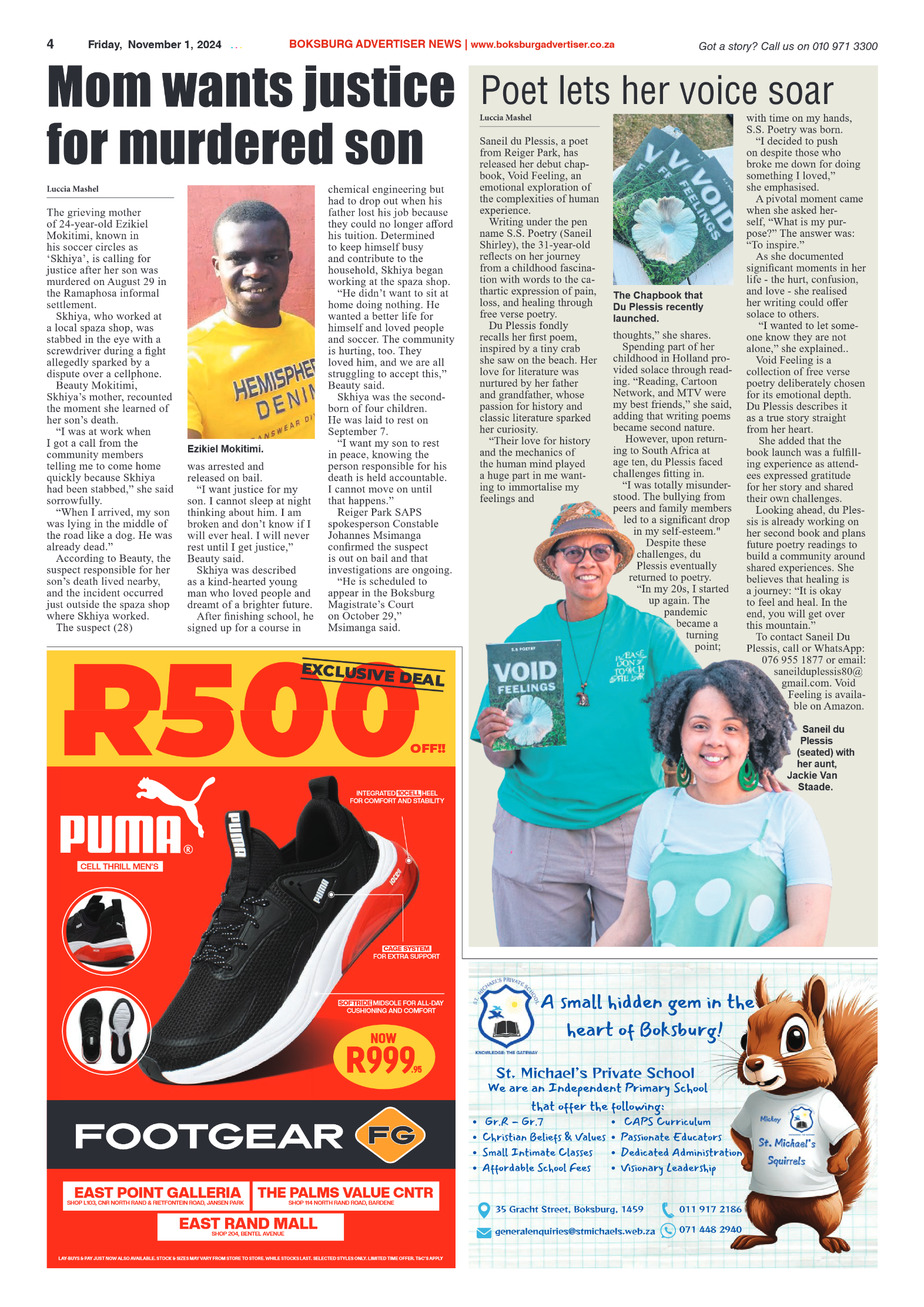 Boksburg Advertiser 1 November 2024 page 4