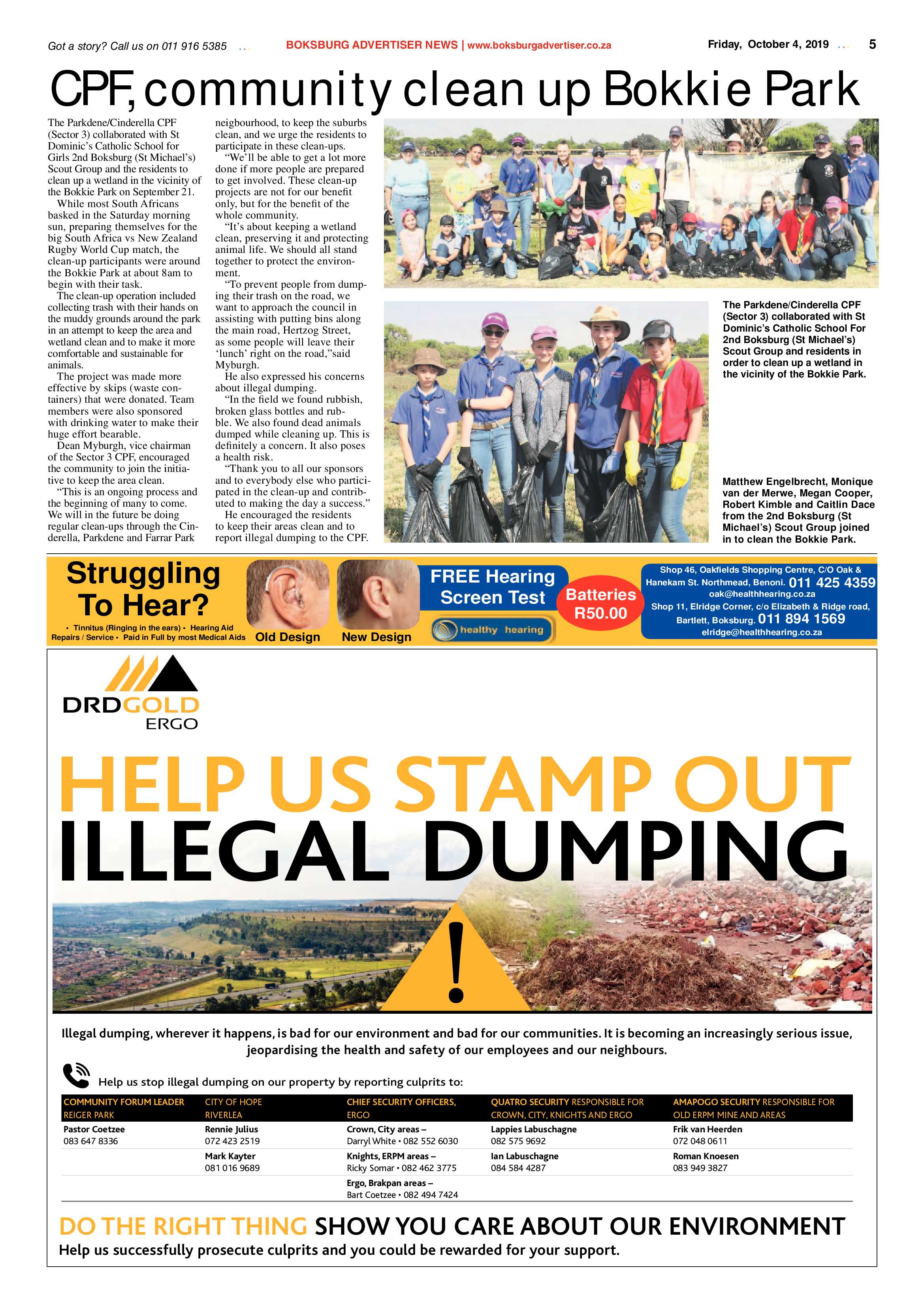 Boksburg Advertiser 1 October 2019 page 5
