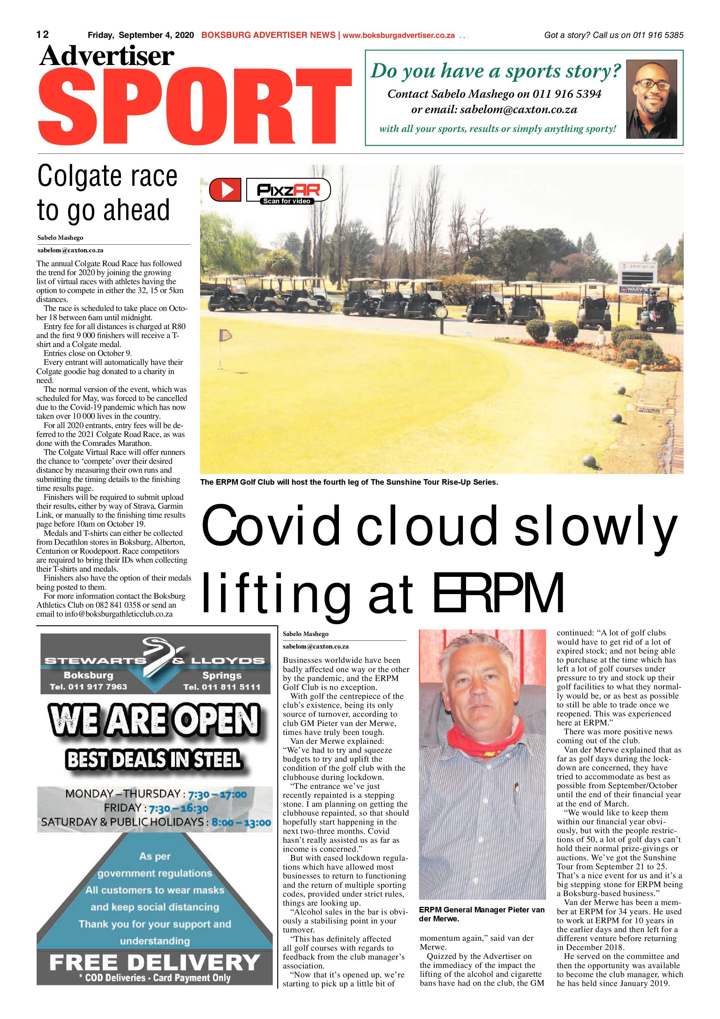 Boksburg Advertiser 1 September 2020 page 12