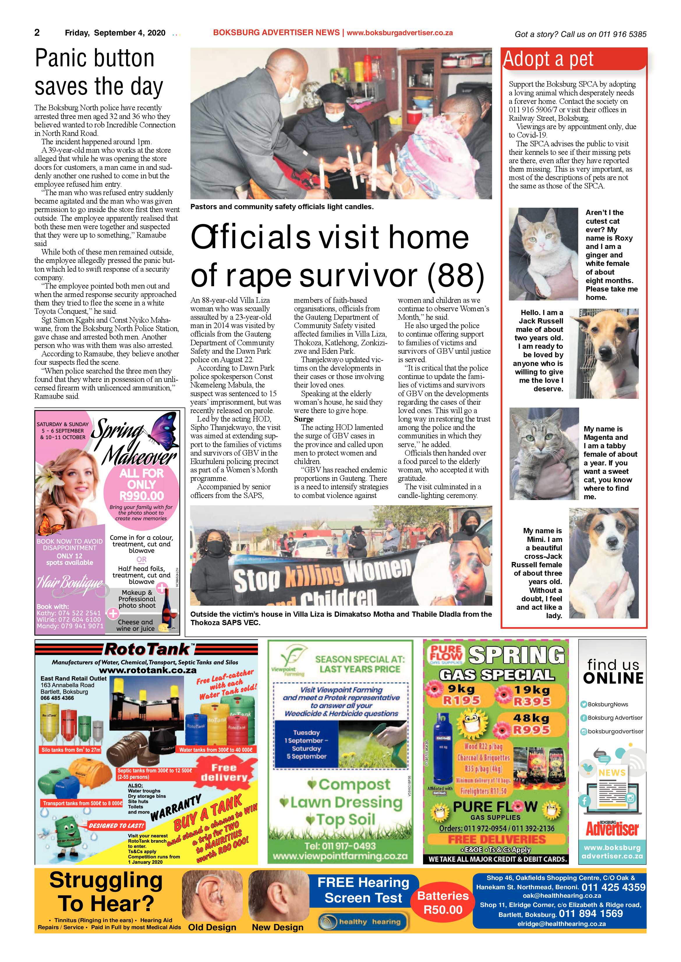 Boksburg Advertiser 1 September 2020 page 2