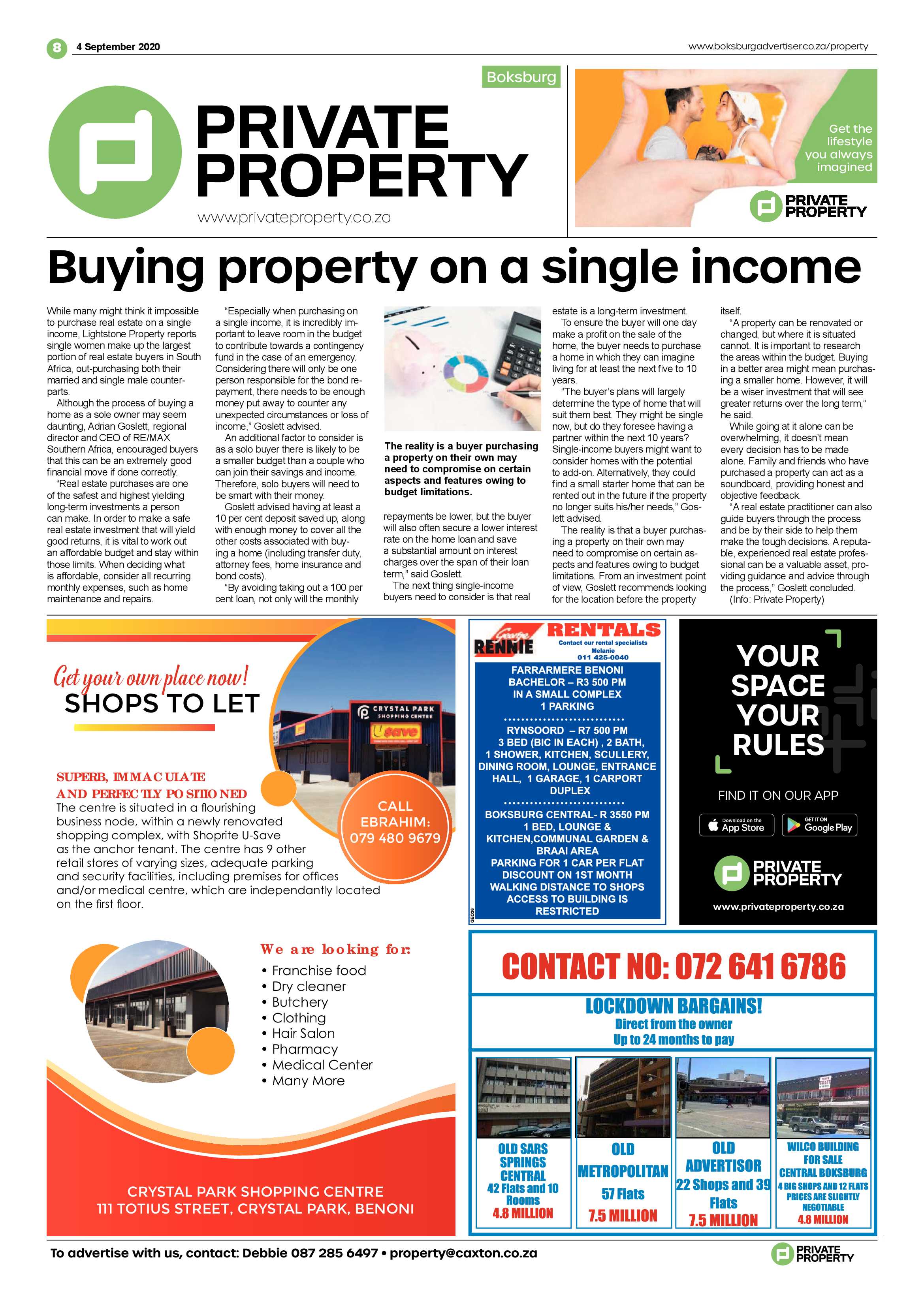 Boksburg Advertiser 1 September 2020 page 8