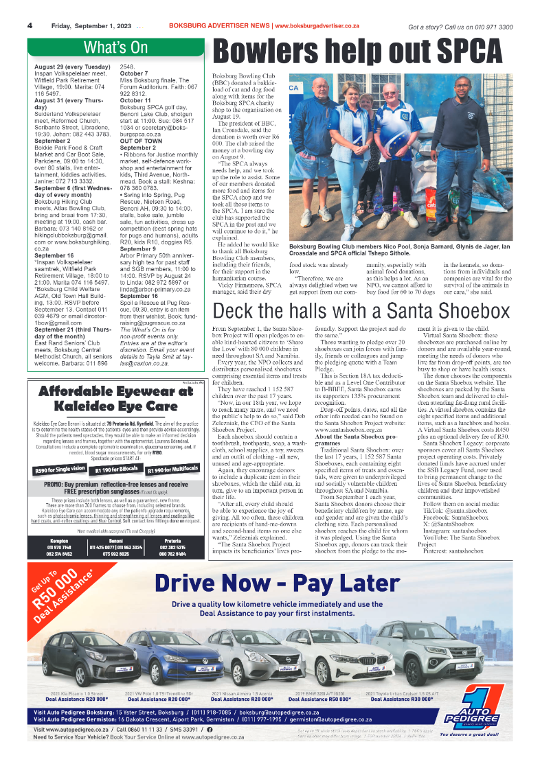 Boksburg Advertiser 1 September 2023 page 4