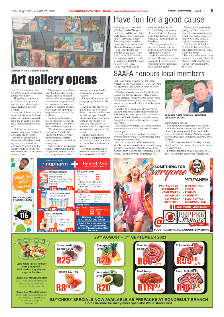 Boksburg Advertiser 1 September 2023 page 5