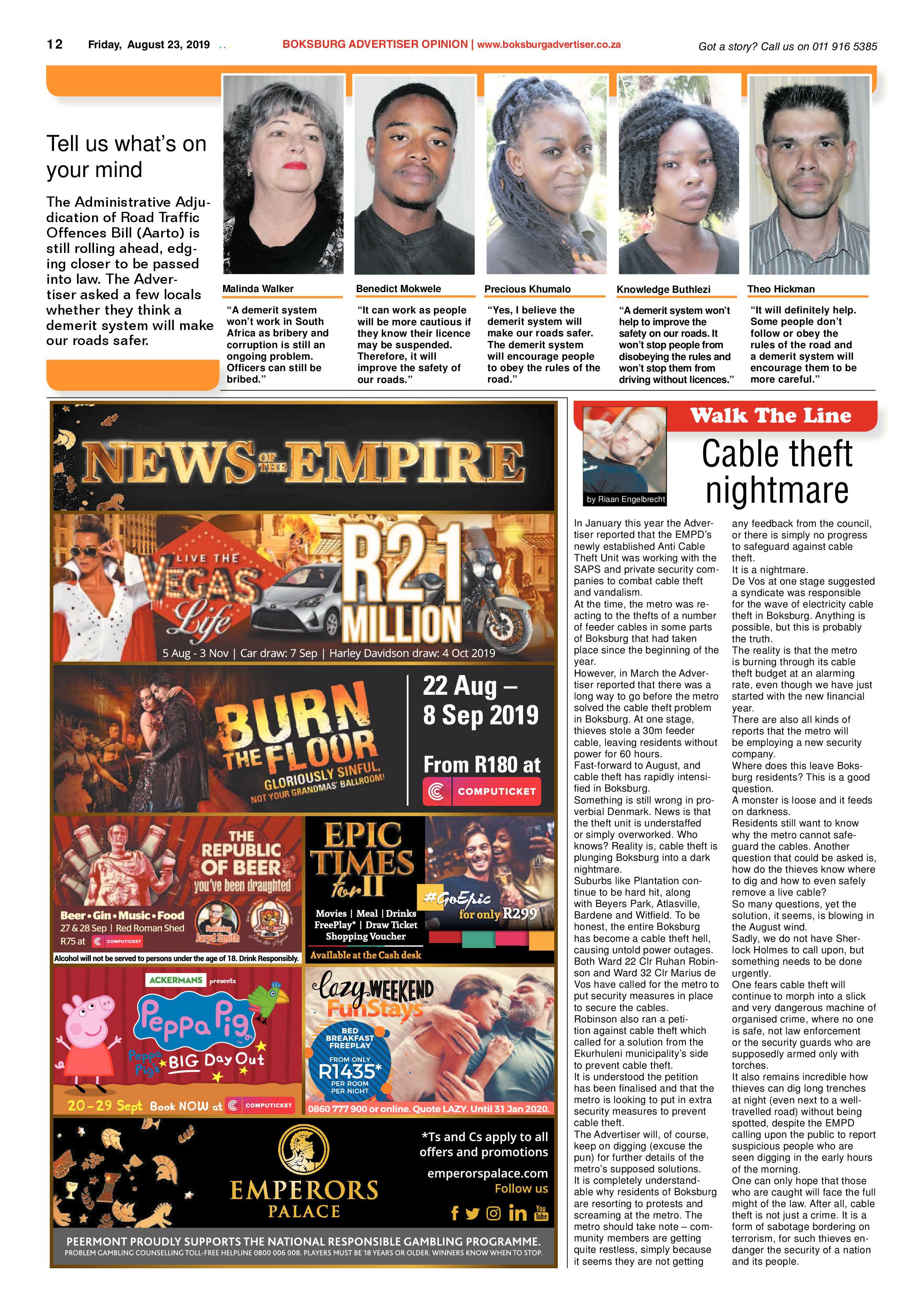 Boksburg Advertiser 20 August 2019 page 12