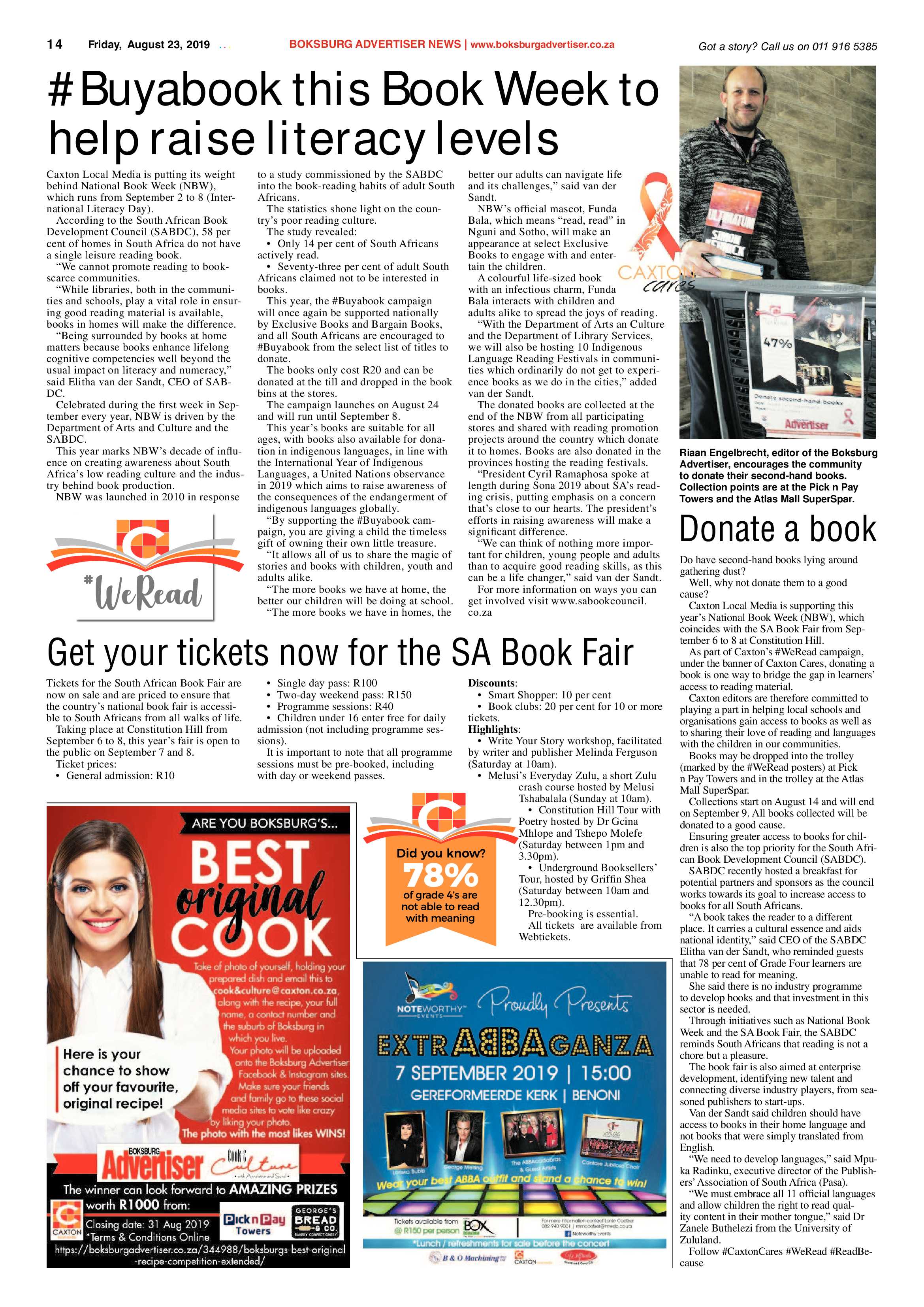 Boksburg Advertiser 20 August 2019 page 14