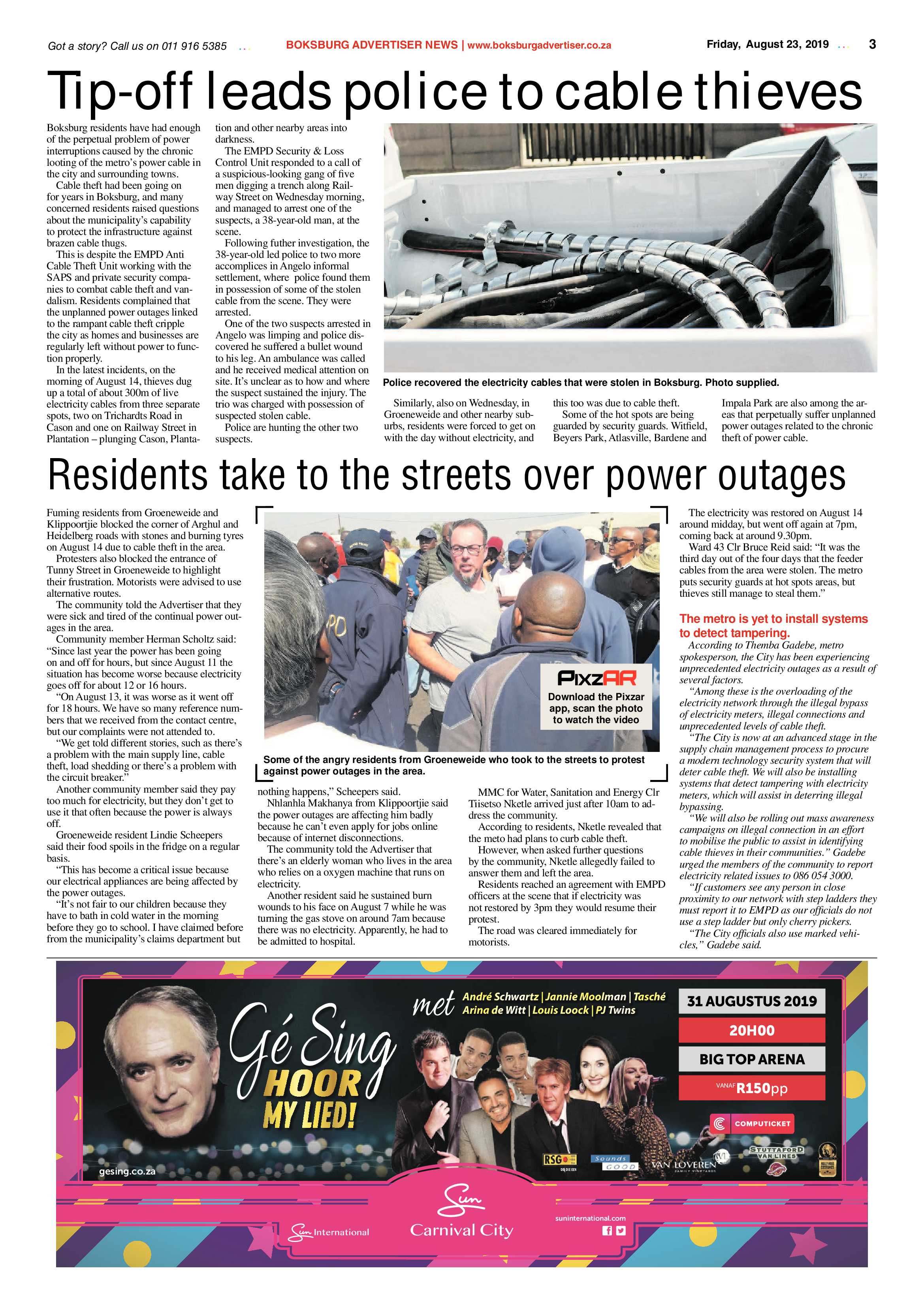 Boksburg Advertiser 20 August 2019 page 3