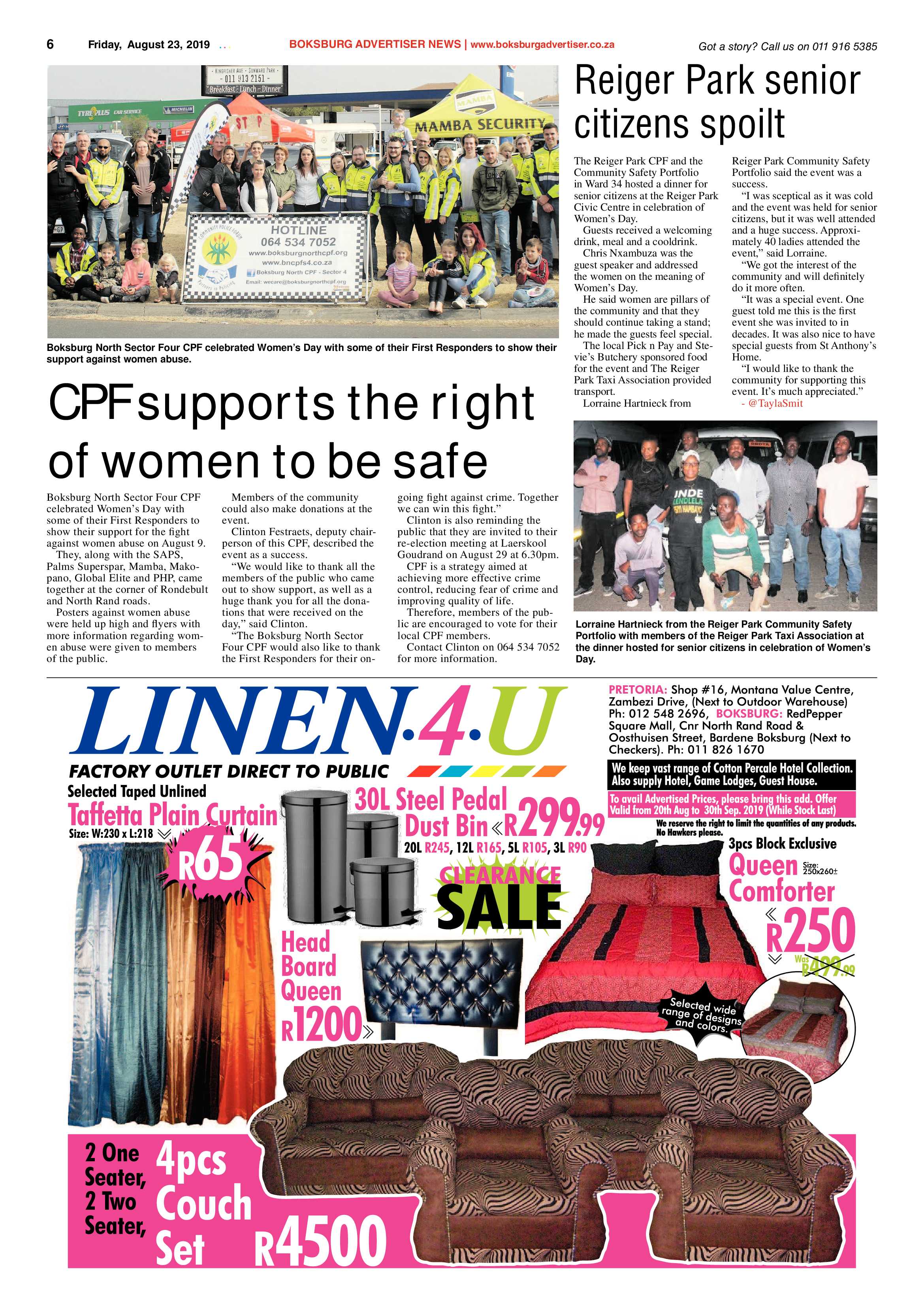Boksburg Advertiser 20 August 2019 page 6