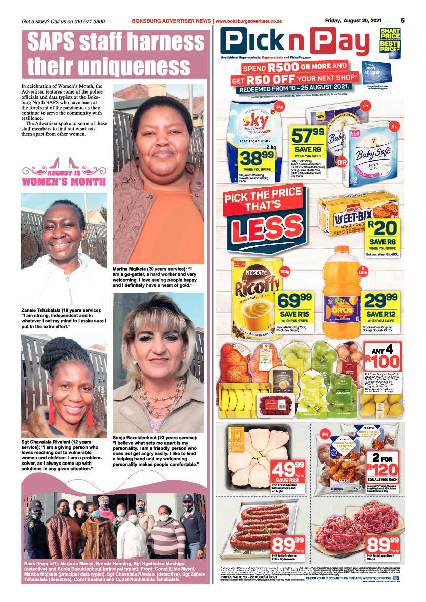 Boksburg Advertiser 20 August 2021 page 5