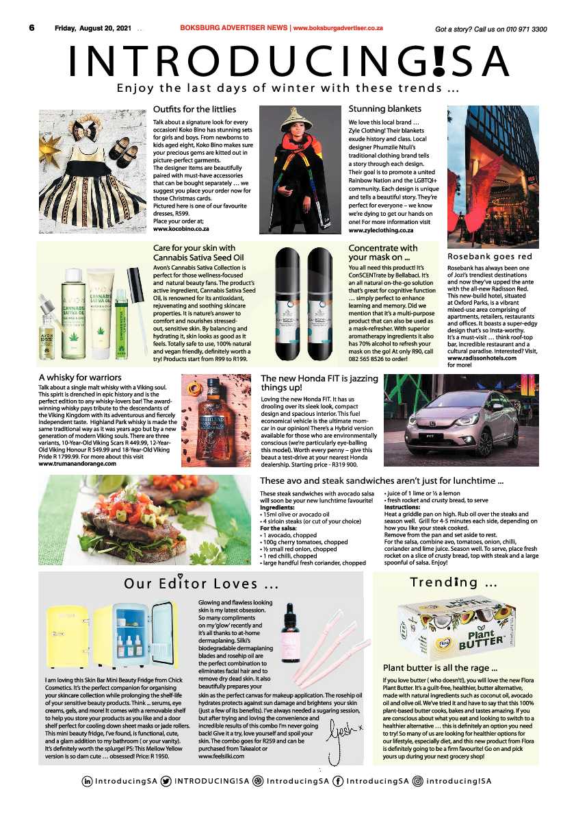 Boksburg Advertiser 20 August 2021 page 6