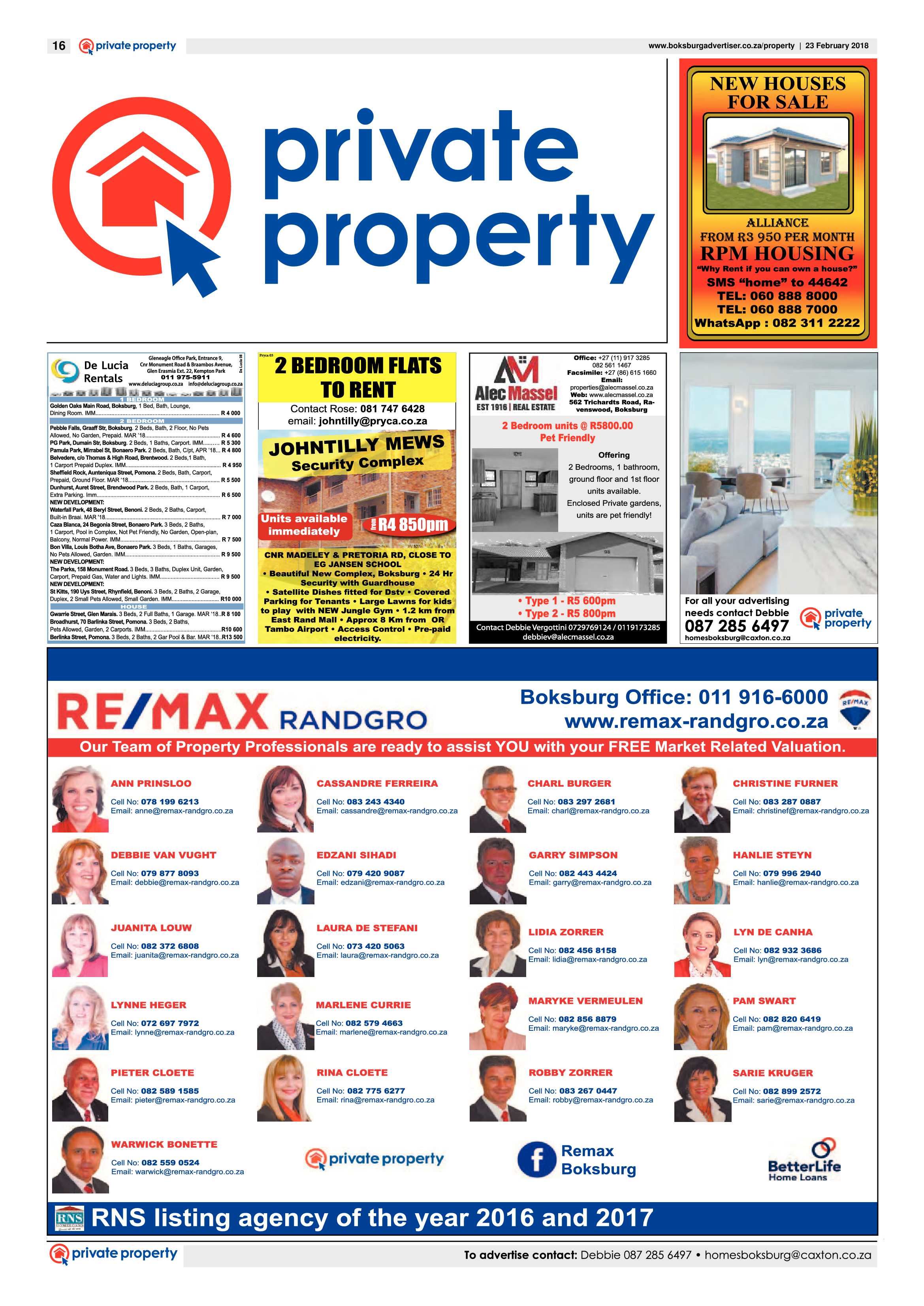 Boksburg Advertiser 20 February 2018 page 16