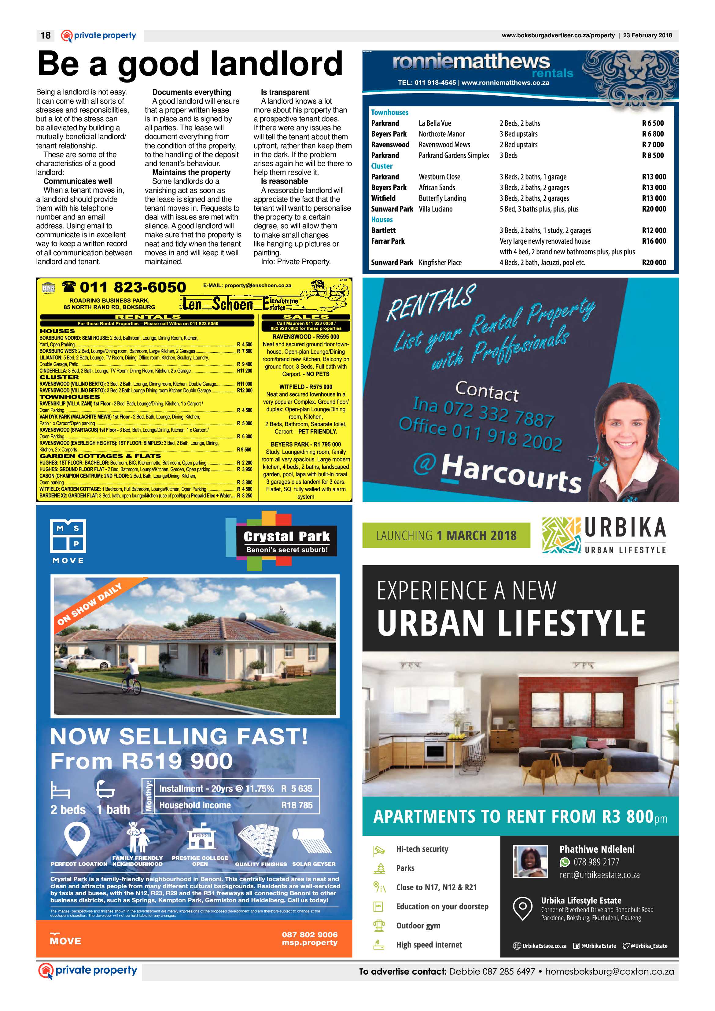 Boksburg Advertiser 20 February 2018 page 18