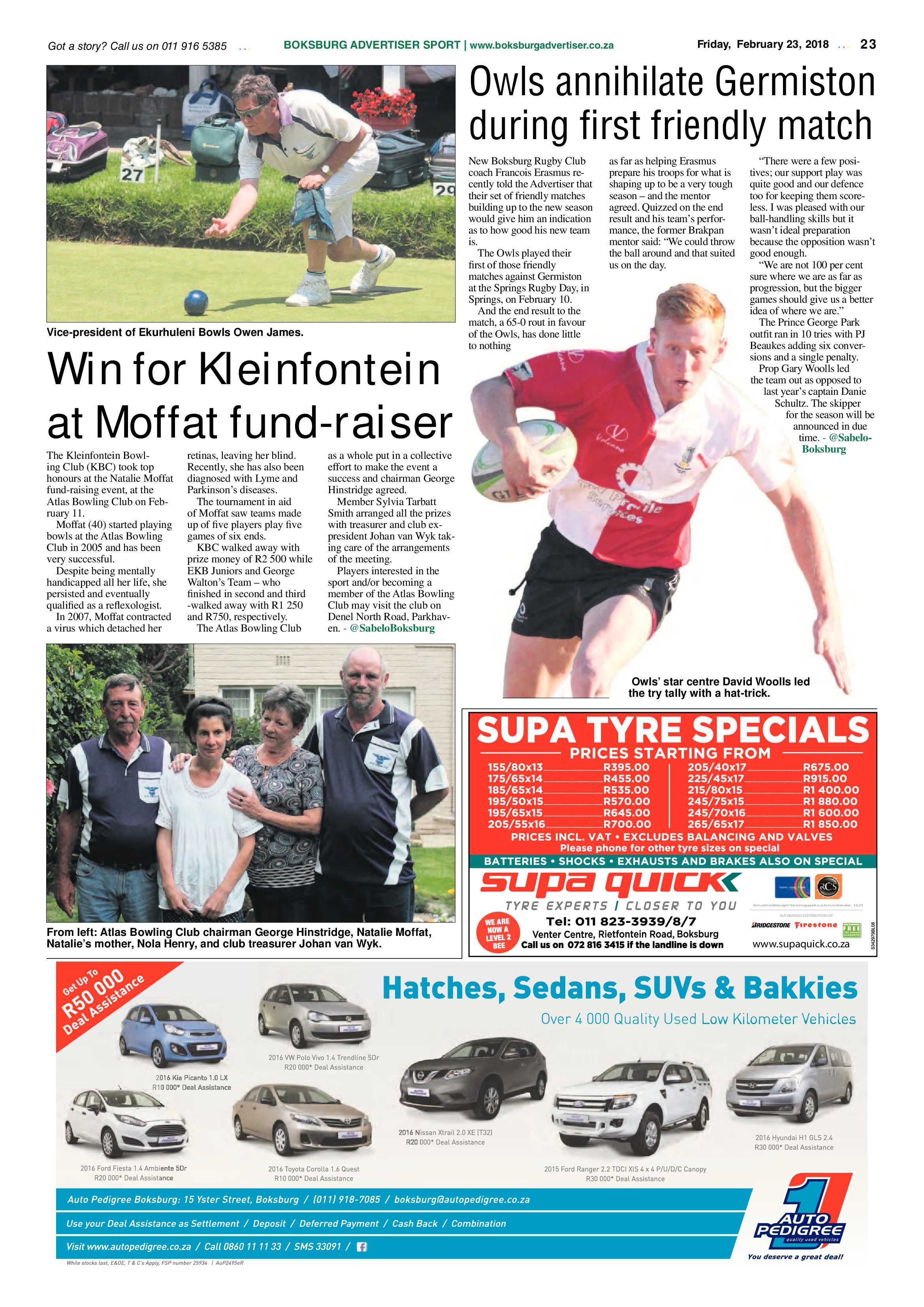 Boksburg Advertiser 20 February 2018 page 23