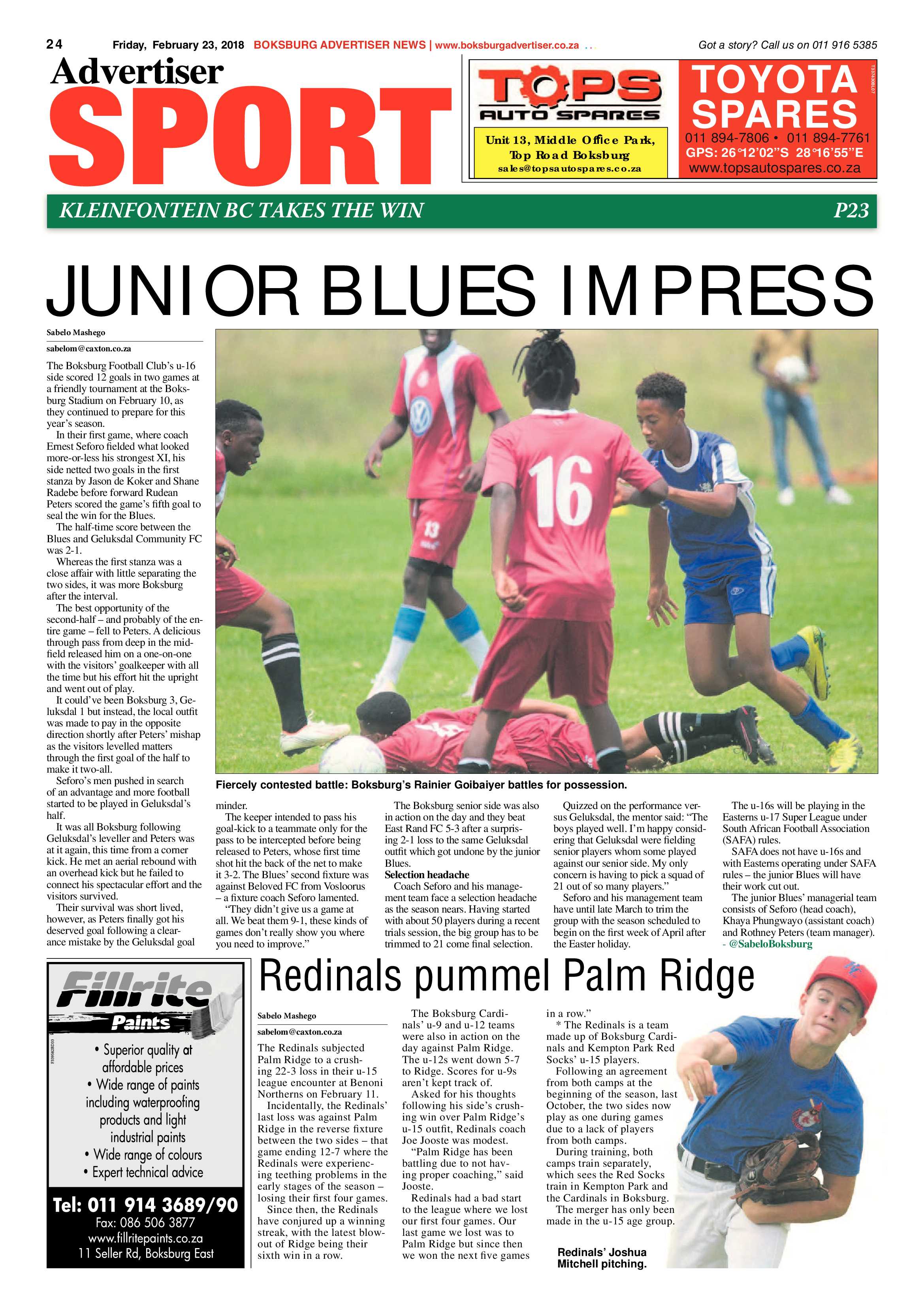 Boksburg Advertiser 20 February 2018 page 24